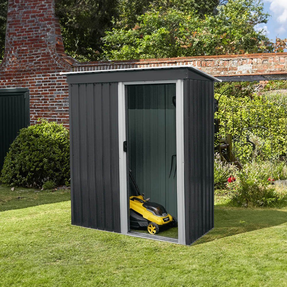 HOME DELUXE Gerätehaus Geräteschuppen BOHIO - XS, BxT: 163x89 cm, Grundfläche 1,5m² I Gerätehaus