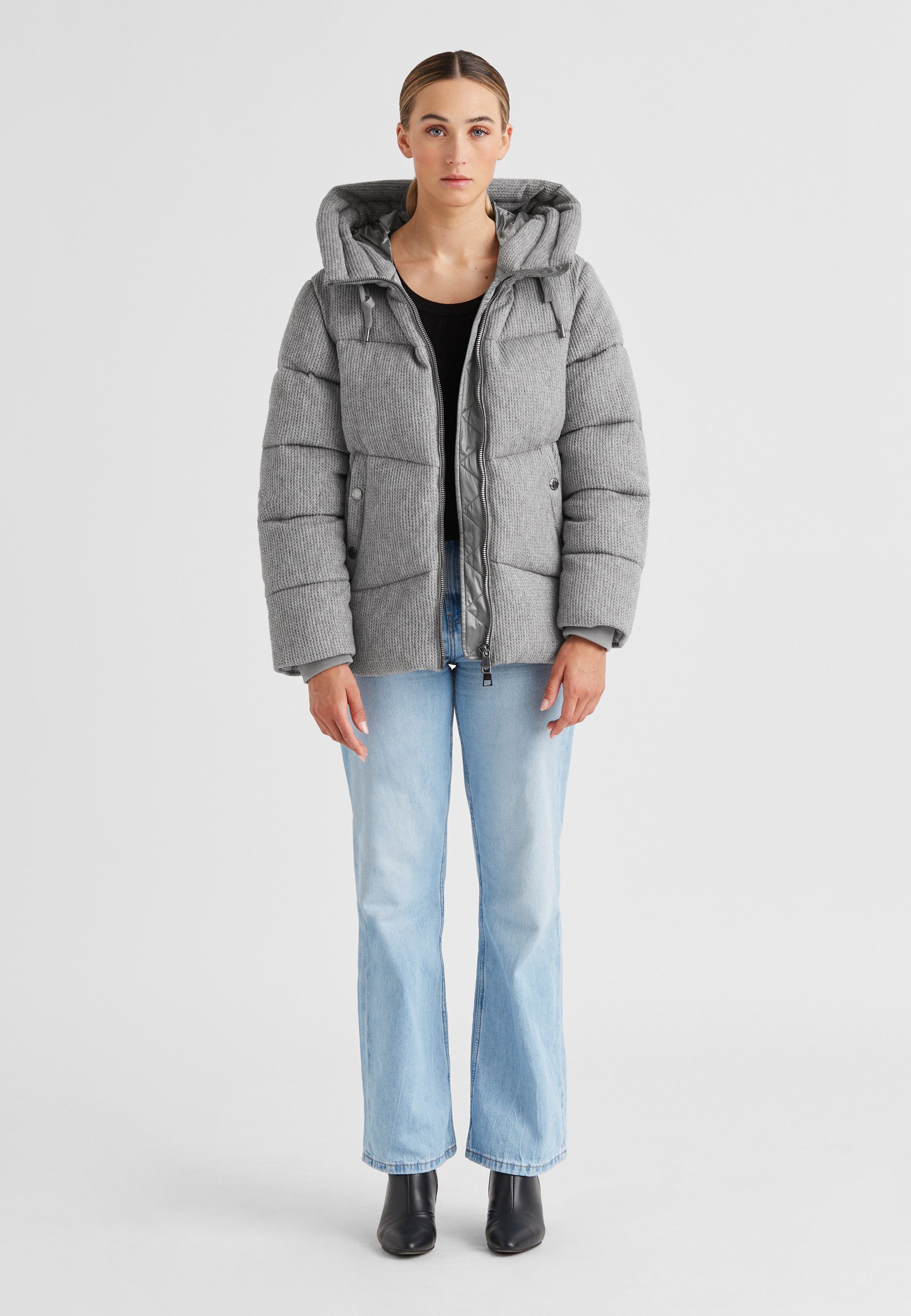 Milestone Steppjacke MSHalima Damen Übergangsjacke Jacke gesteppt lockere Passform