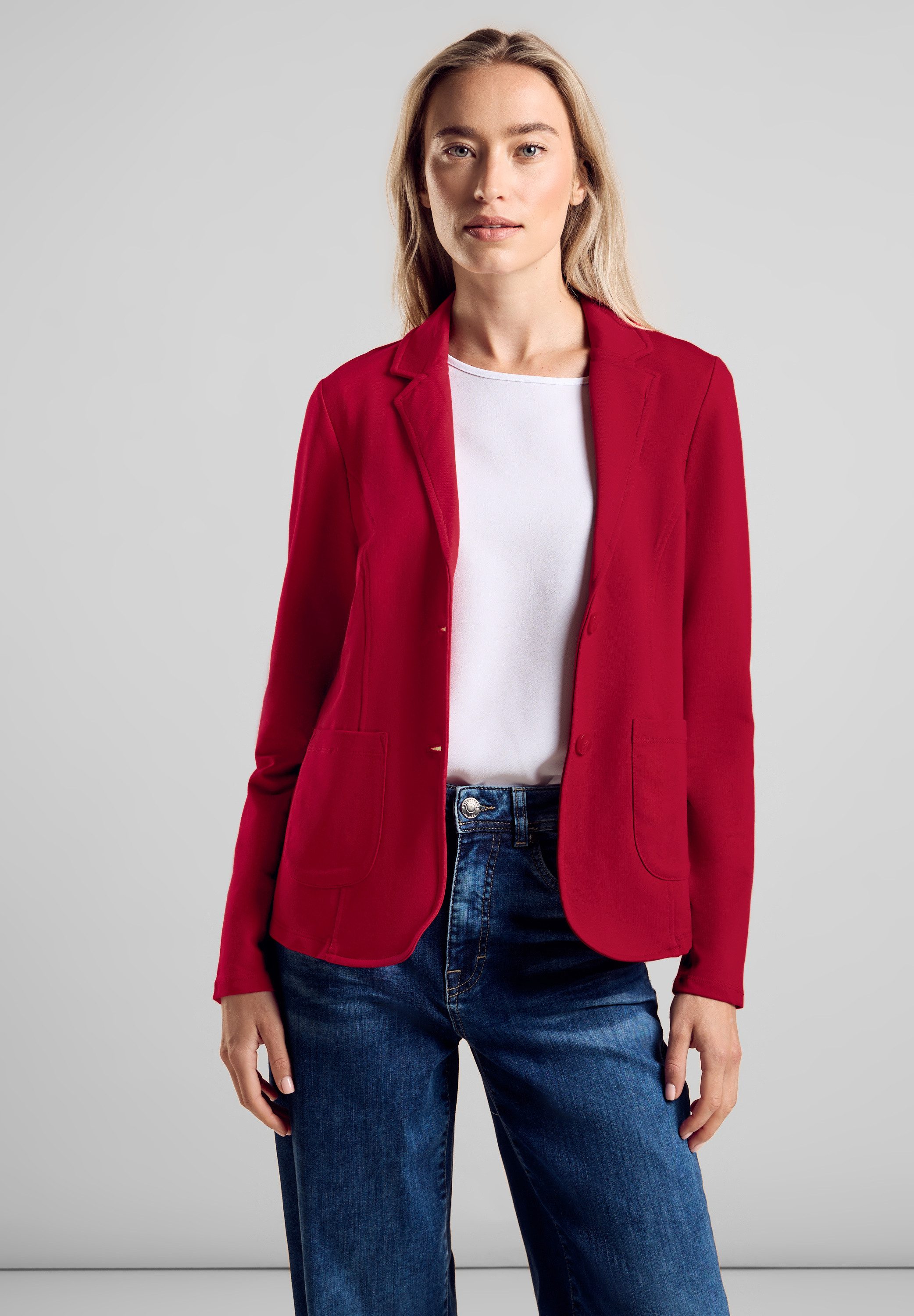 STREET ONE Sweatblazer - Blazer - leichte Jacke - Basic Blazer günstig online kaufen