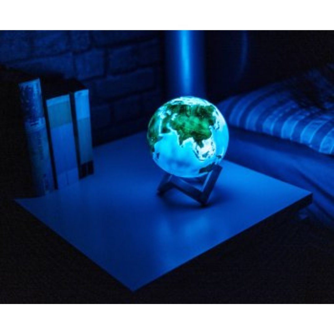 Dekoleuchte Dekolicht Akku ChiliTec - Erde Touch Ø Tischleuchte 3D 15cm LED Dekolicht
