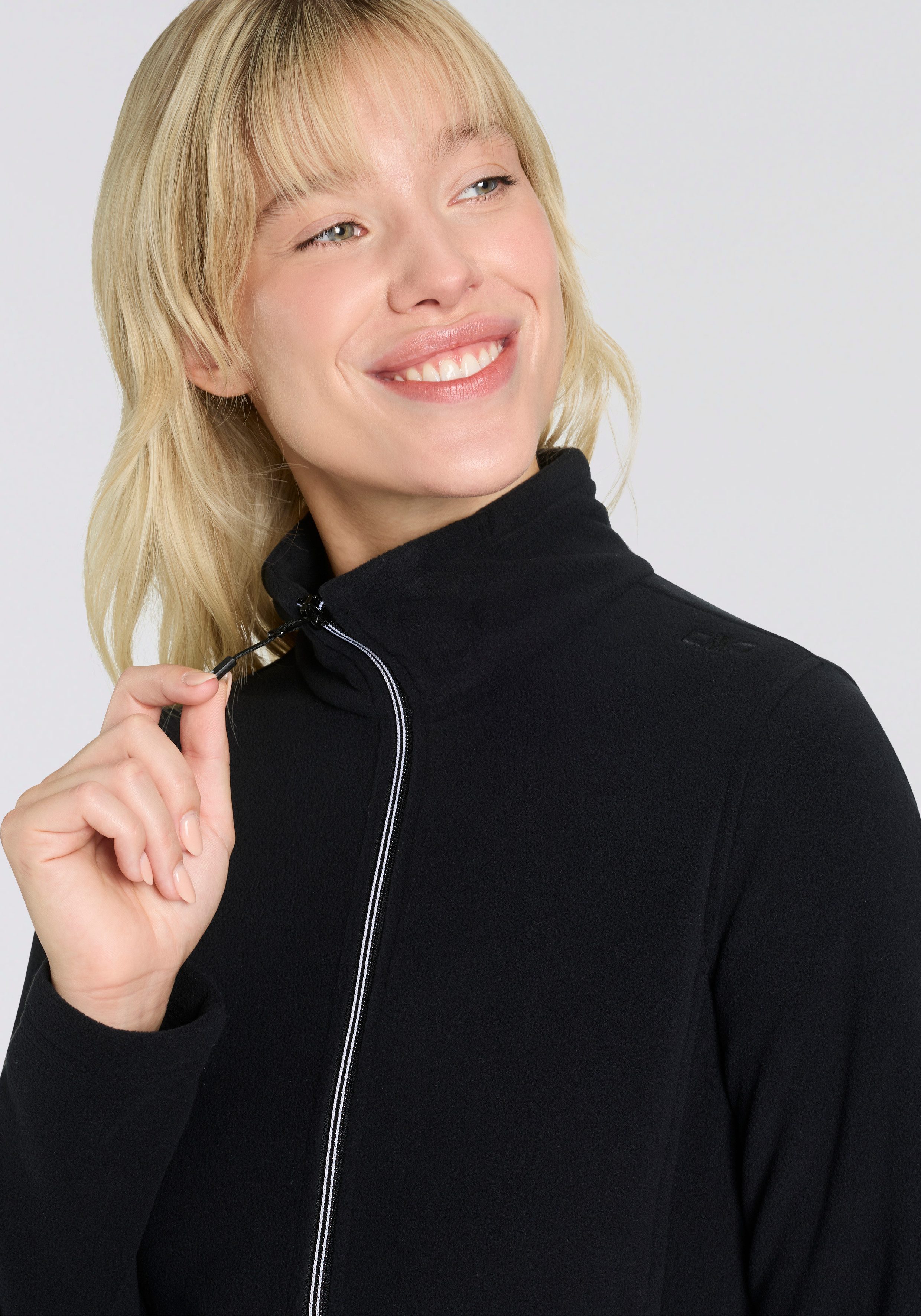 CMP Fleecejacke WOMAN JACKET mit Reißverschluss, wasserabweisend, windabweisend, atmungsaktiv – Bild 3 von 5