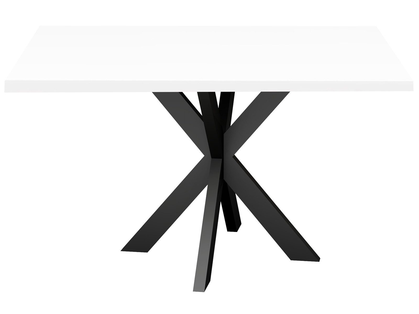 Storado Esstisch Big System Metall Stern Esstisch 20007, Der Esstisch Big System (140x90 cm, für bis zu 6 Personen) besticht.