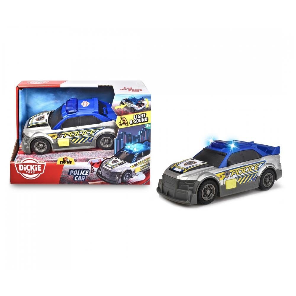 Licht cm mit Freilauf Toys Soundeffekt Spielzeugauto Dickie Polizeiauto, 15 Spielzeug-Polizei