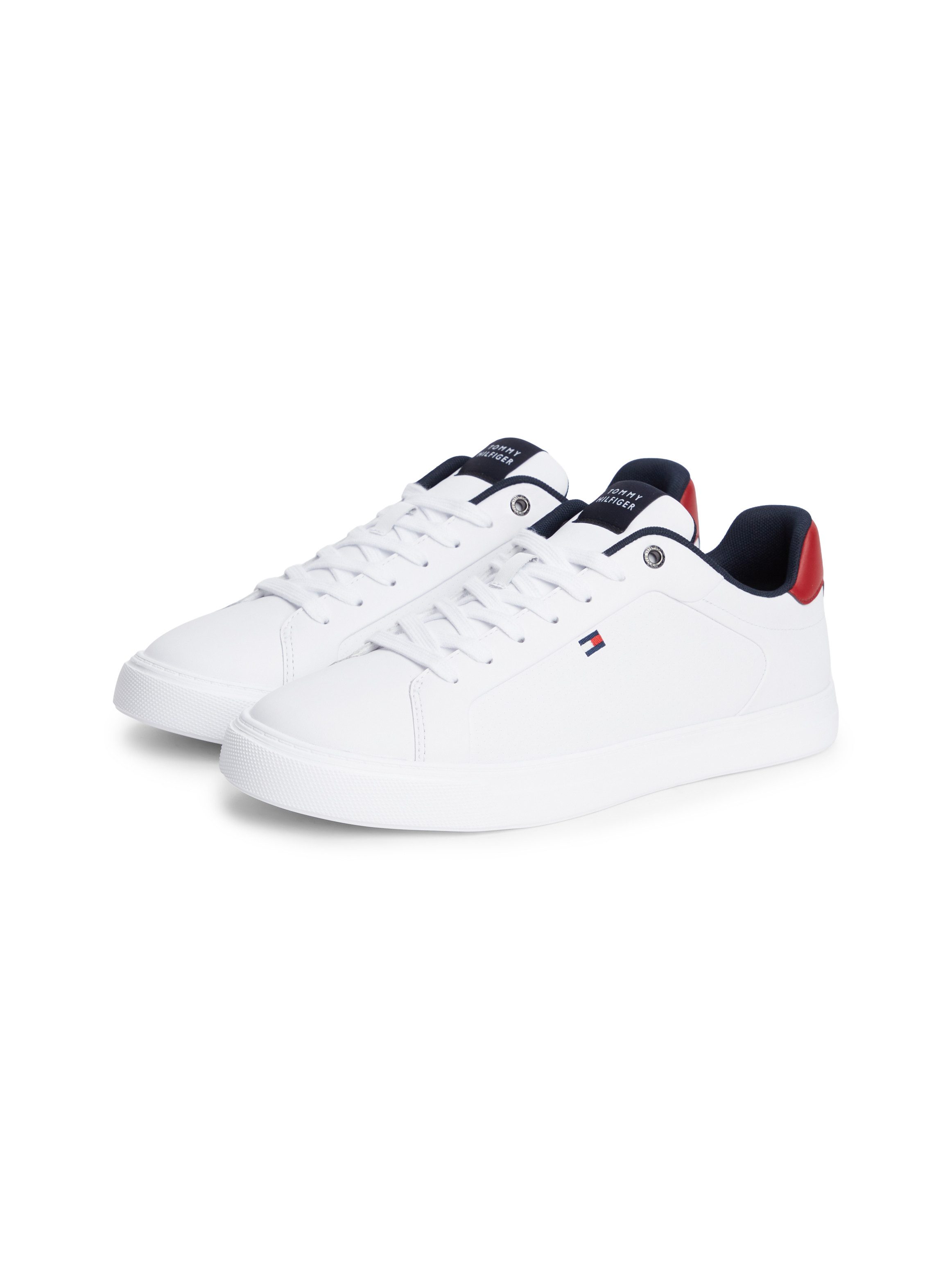 Tommy Hilfiger LIGHTWEIGHT PINPERF LTH SNEAKER Sneaker Halbschuh, Schnürer mit weicher Schaftrand-Polsterung