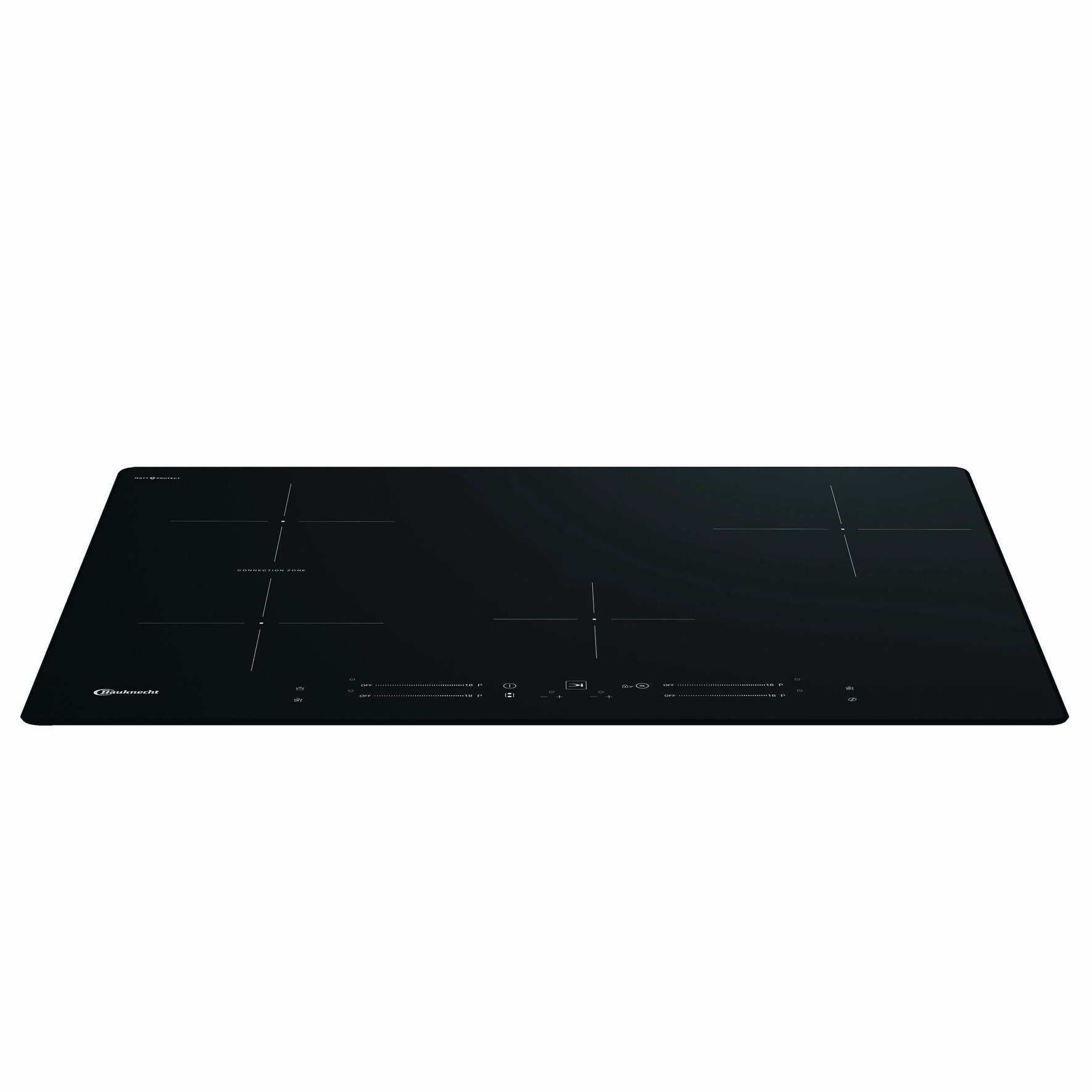 BAUKNECHT Induktions-Kochfeld MattProtect – Langlebig. Zeitlos schönes Design. BS 2577B BM, Schutzkontaktstecker (Typ F-CEE 7/4)