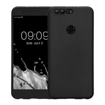 kwmobile Handyhülle Hülle für Honor 8 / 8 Premium, Hülle Silikon - Soft Handyhülle - Handy Case Cover - Schwarz matt