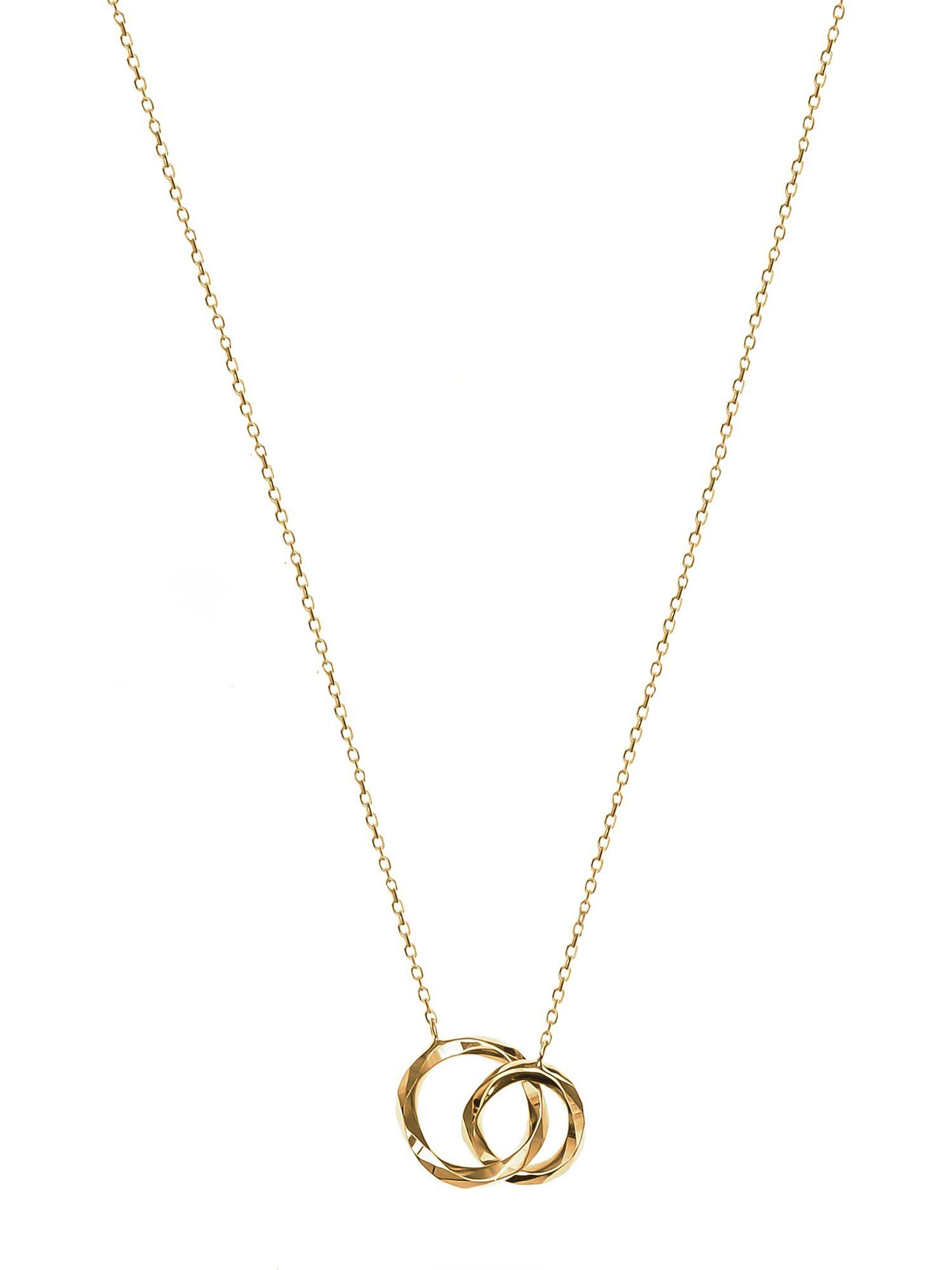 Collier FAVS Damen-Kette 375er Gelbgold