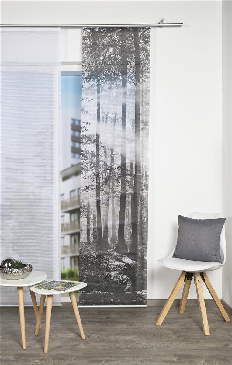 Schiebegardine Vision S Schiebevorhang Digitaldruck Bambus-Optik, HOME WOHNIDEEN, (1 St), Lichtschutz, Stoff