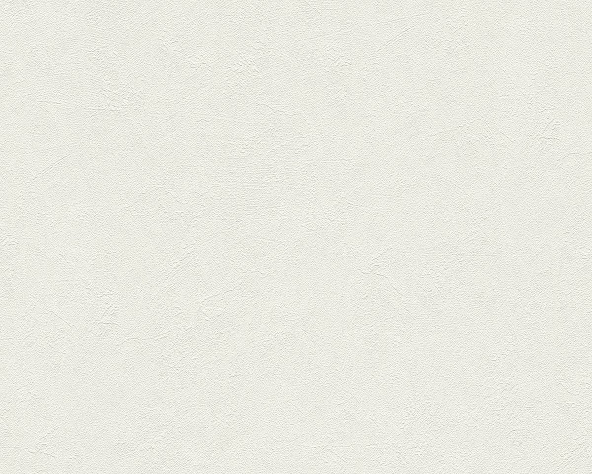 A.S. Création Vinyltapete, Unitapete Uni Weiß 315311 Tapete Simply White Wandtapete Design