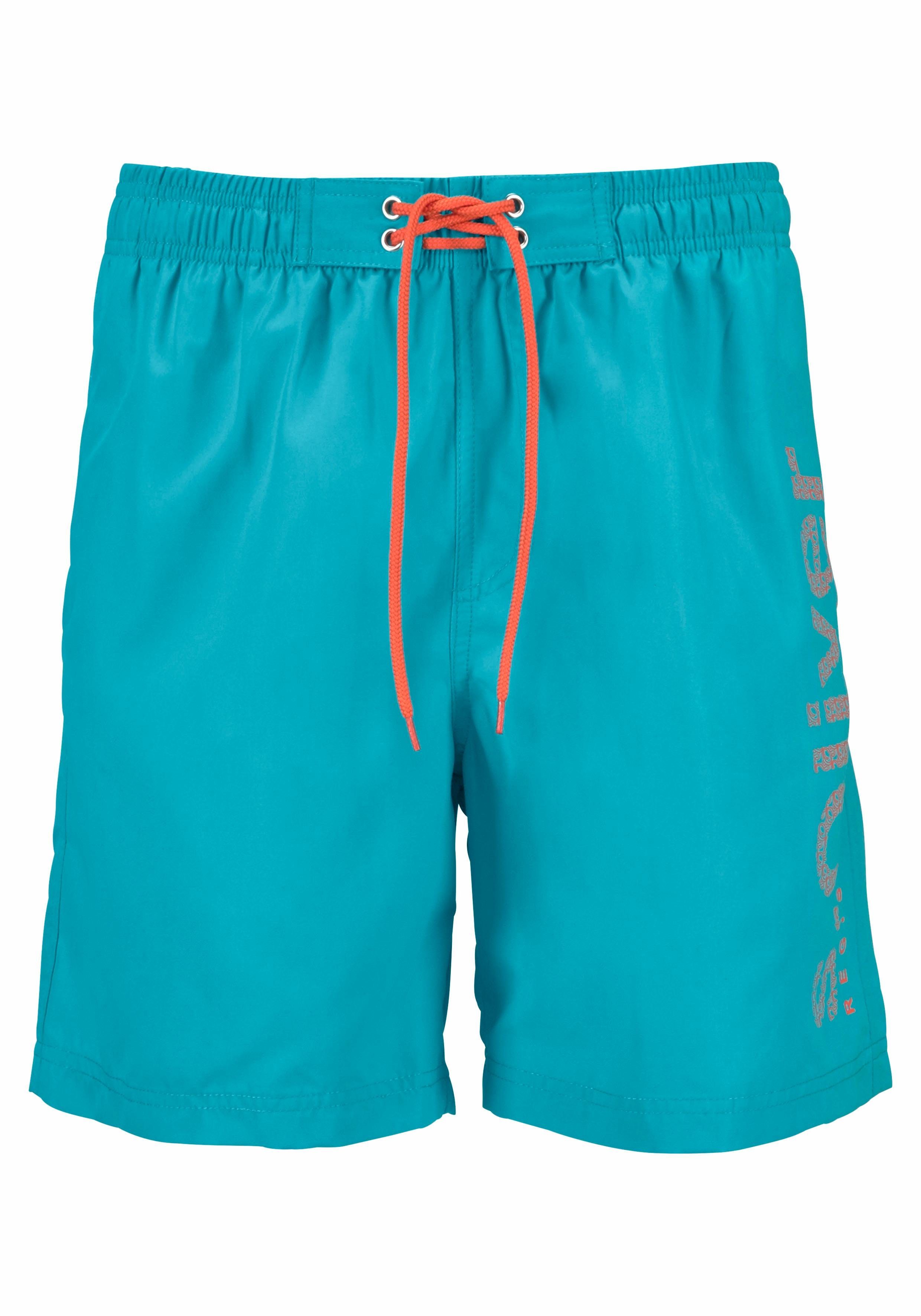 s.Oliver Badeshorts mit trendigem Logoprint – Bild 2 von 5