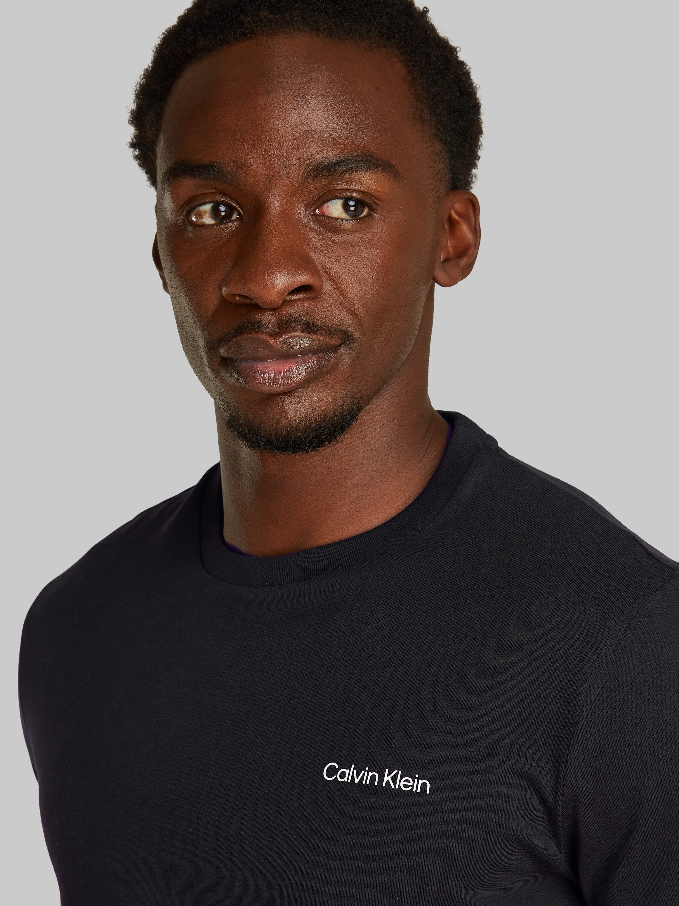 Calvin Klein T-Shirt CP-LINEAR BOX LOGO T-SHIRT in Unifarbe günstig online kaufen