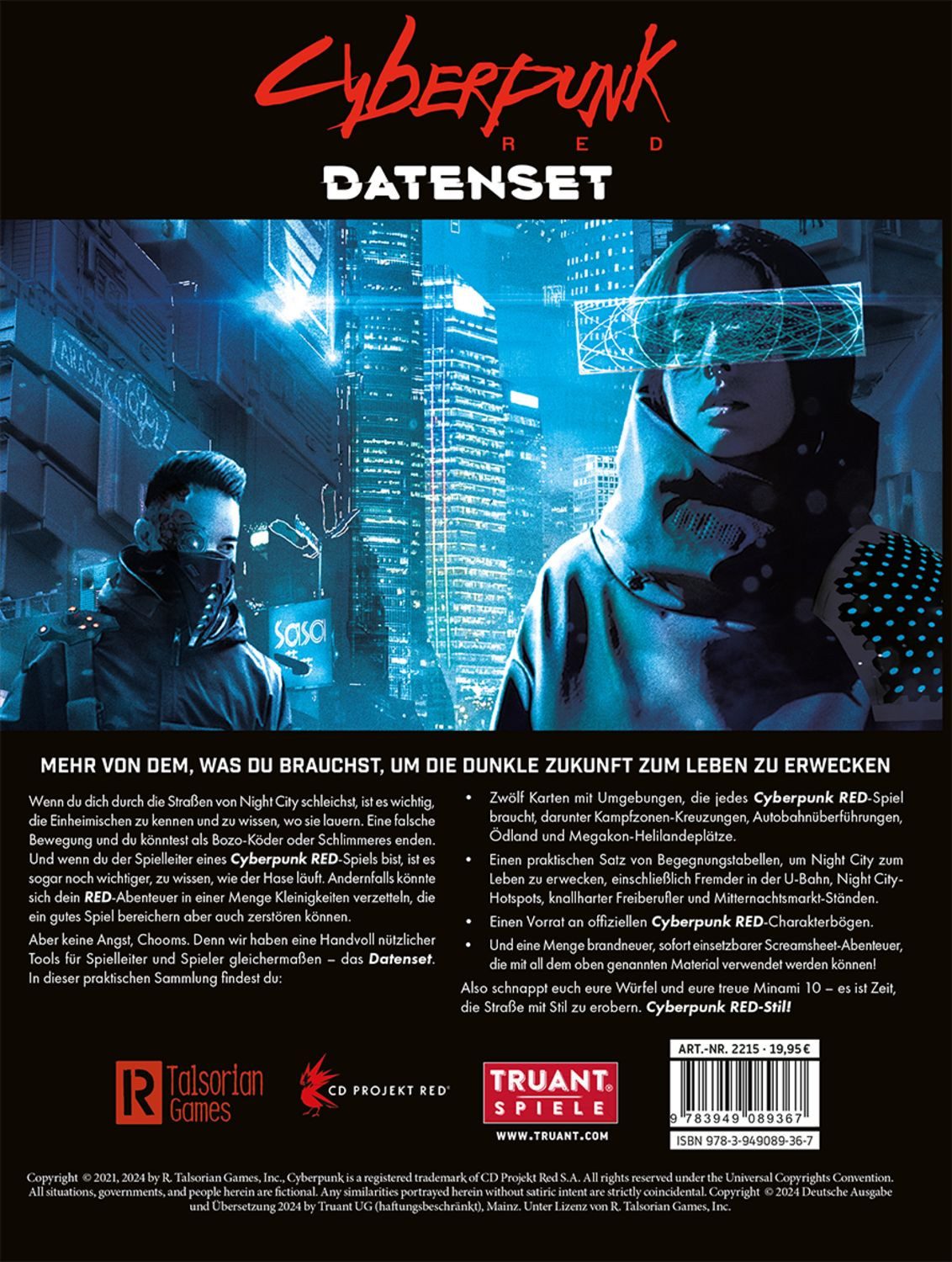 Cyberpunk Red Datenset / diverse