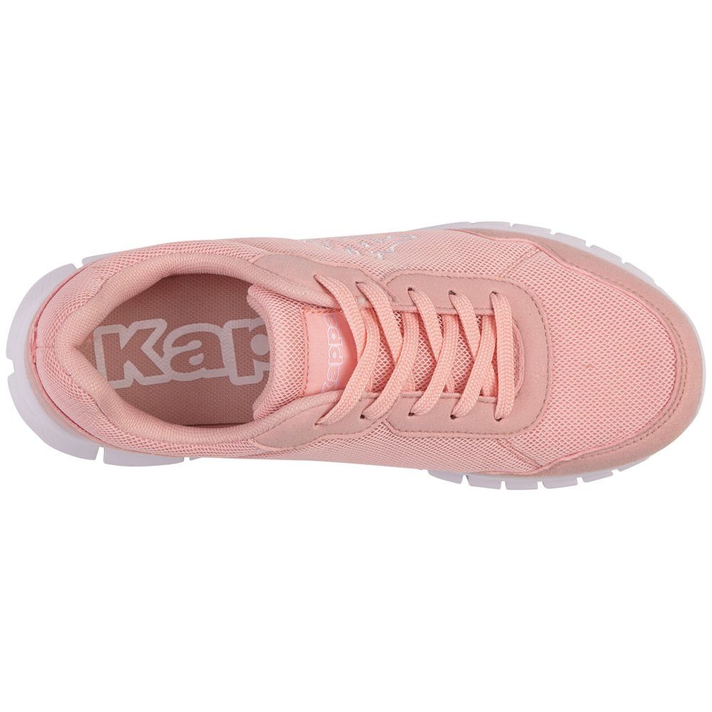 bequem besonders Kappa leicht & Sneaker rosé-white