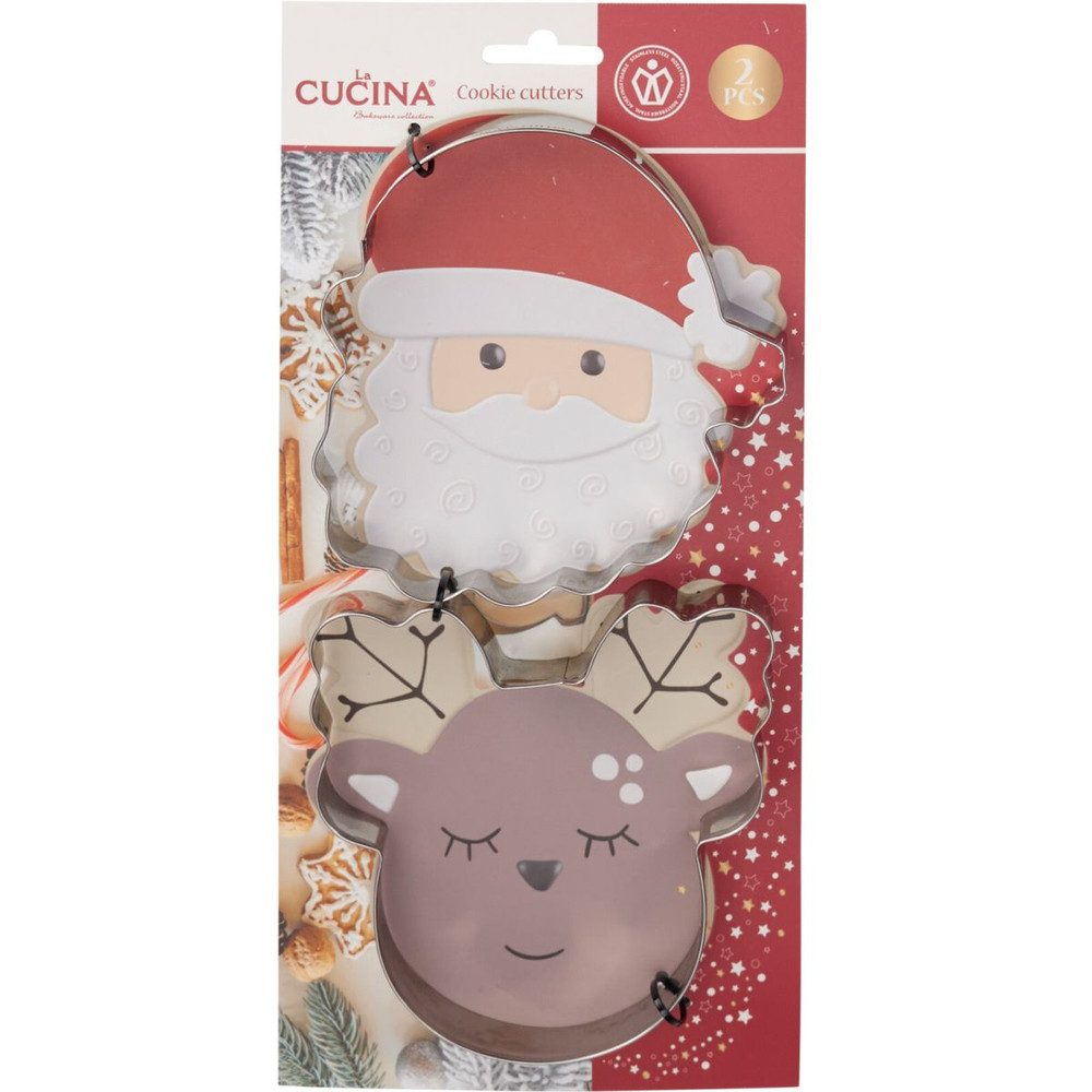 Koopmann Muffinform 2 Ausstechformen - Weihnachten - 1 Set, (2-tlg)