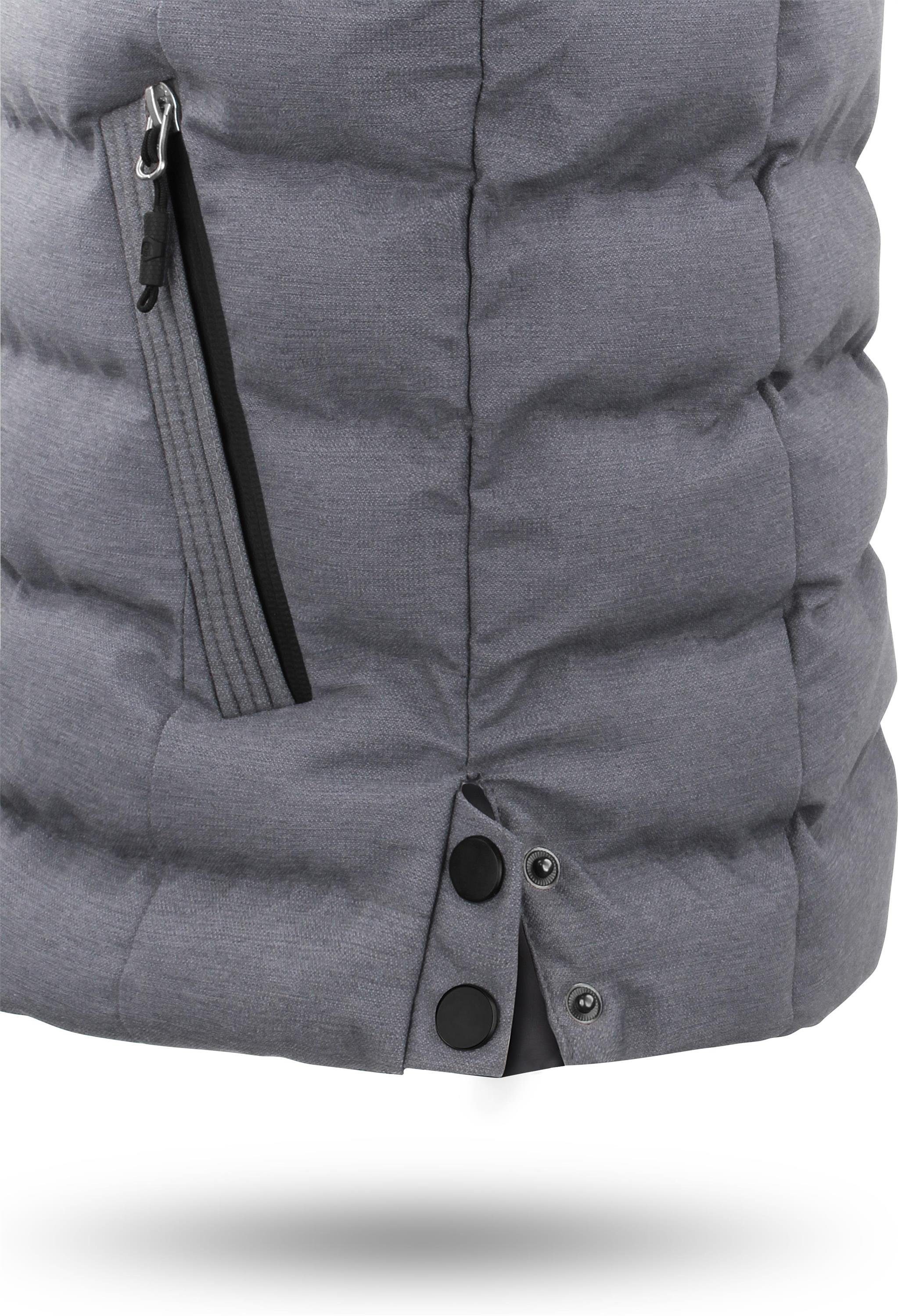 normani Steppweste Herren Winter-Steppweste Nanaimo Wattierte Winterweste - winddichter Bodywarmer Weste mit Kapuze