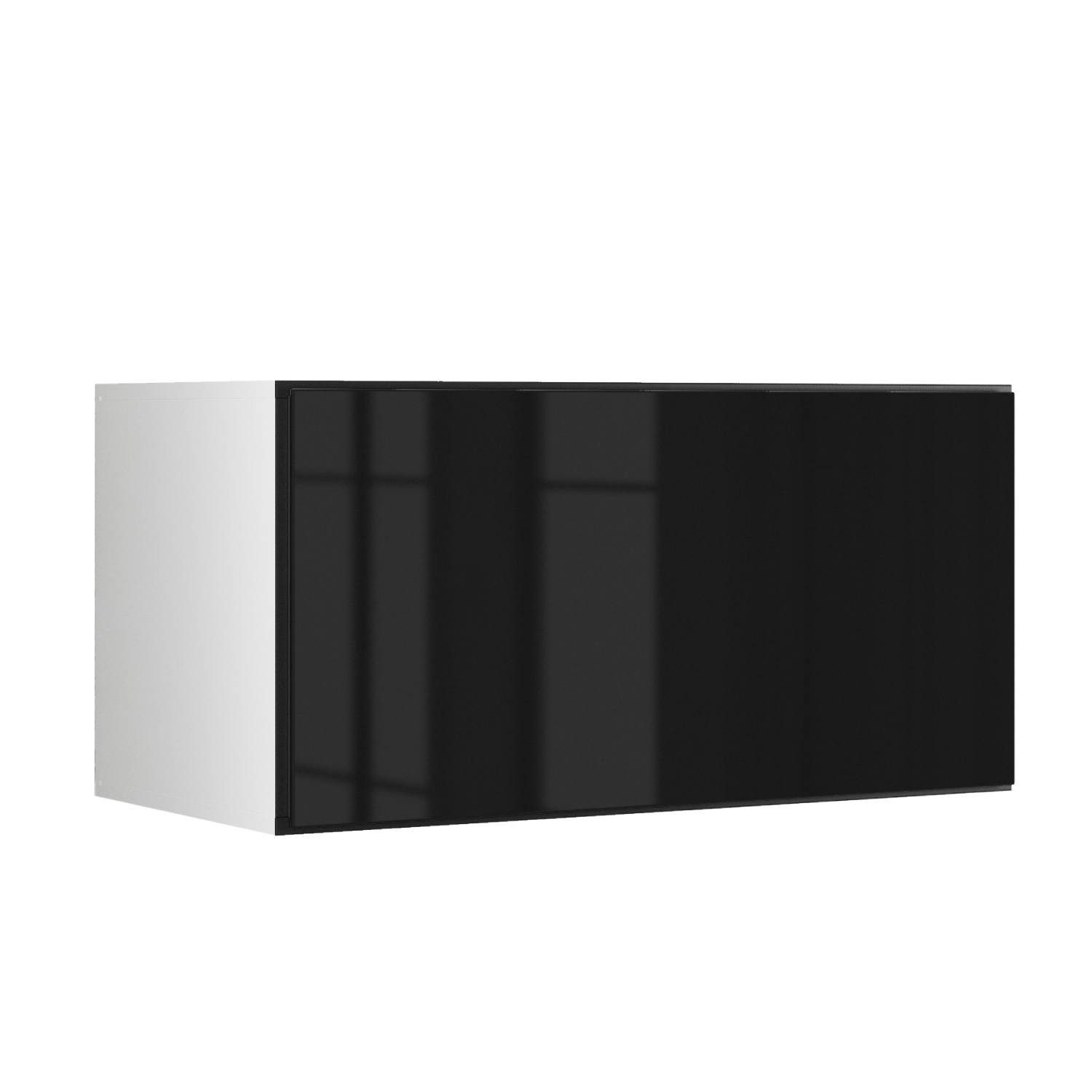 BMG Möbel Schranksystem Modul+ (Einzelschränke und Regale kombinierbar im Baukastenprinzip, wählbar aus Regal, Schrank mit Tür oder Schrank mit Klappe) mit oder ohne Fronten, griffloses Design, made in Germany