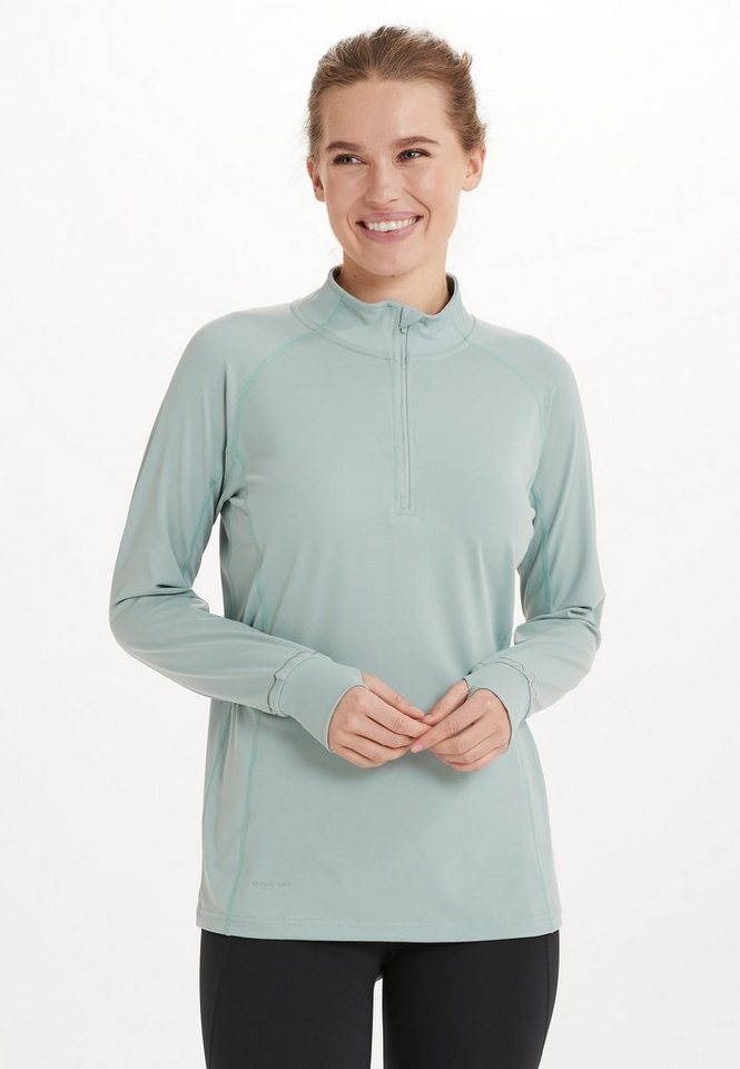 ENDURANCE Strickpullover Daitine mit hochwertiger Sportausstattung, Mit  4-Wege-Stretch, Rücken-Mesh-Einsatz und hohem Kragen