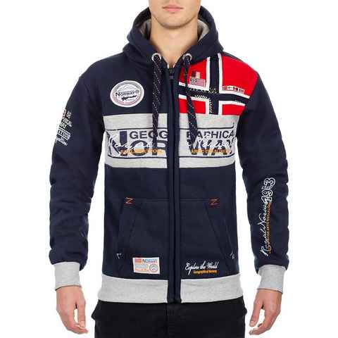 Geographical Norway Kapuzensweatjacke Herren Hoodie baflyer (1-tlg) mit Kapuze