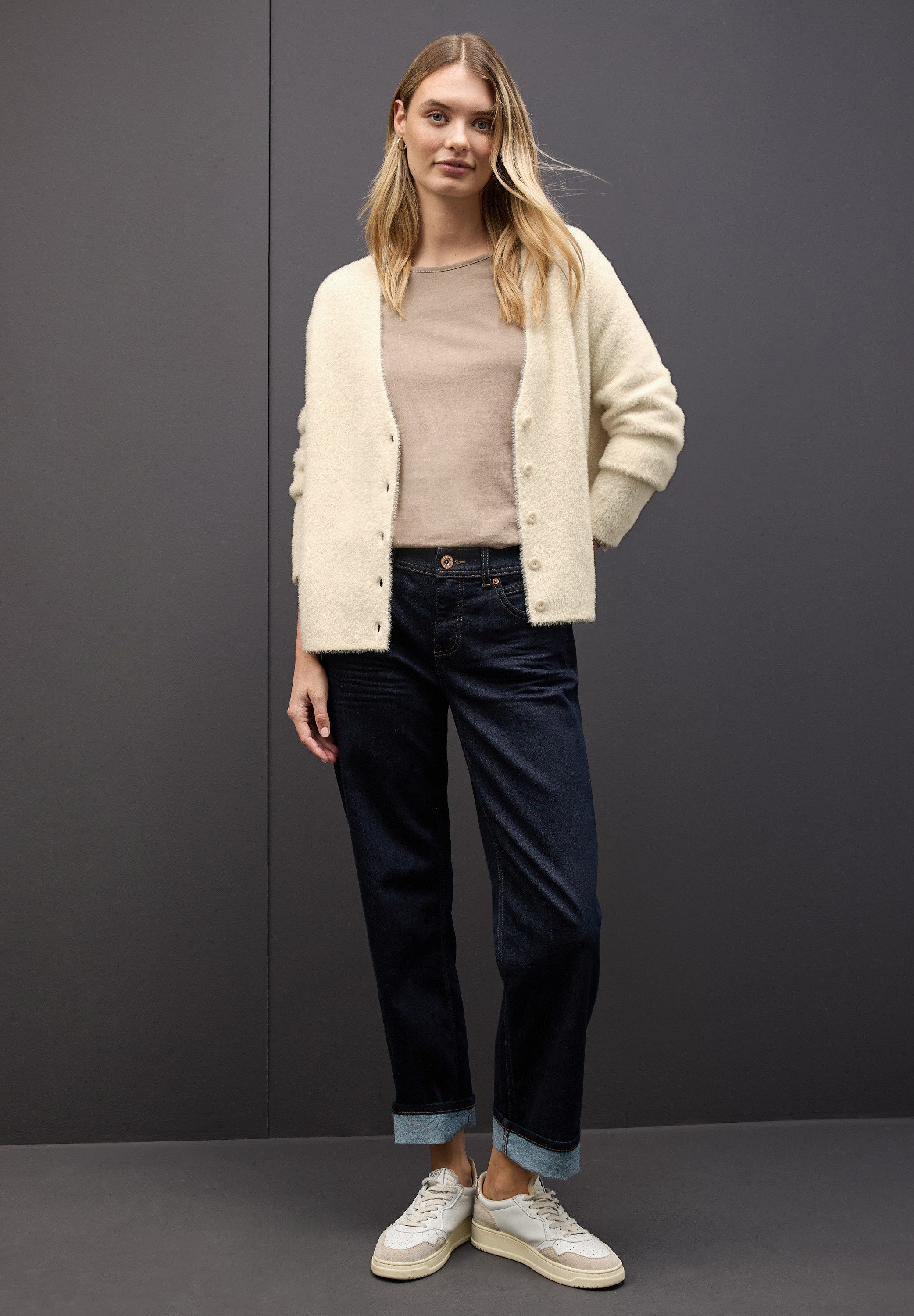 STREET ONE Cardigan mit V-Ausschnitt