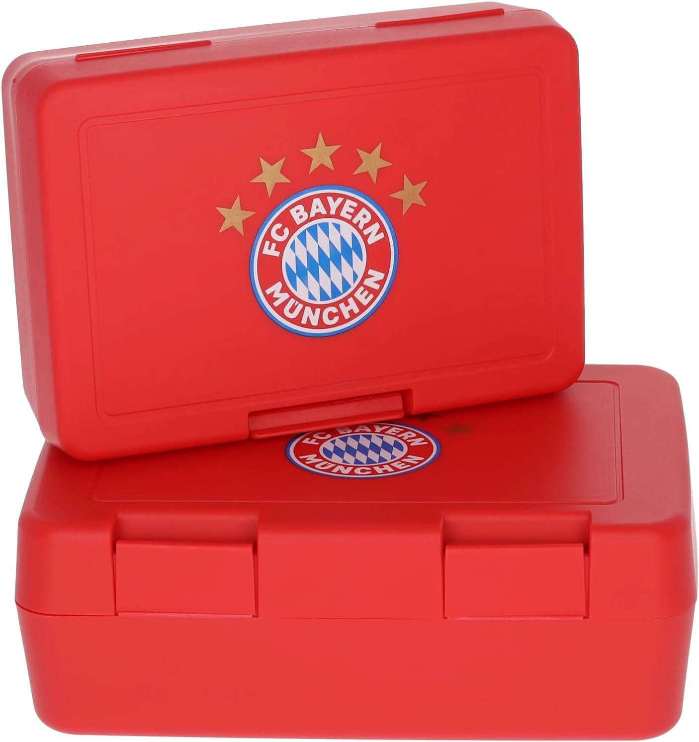 FC Bayern München Lunchbox Brotdose 2er-Set, Kunststoff