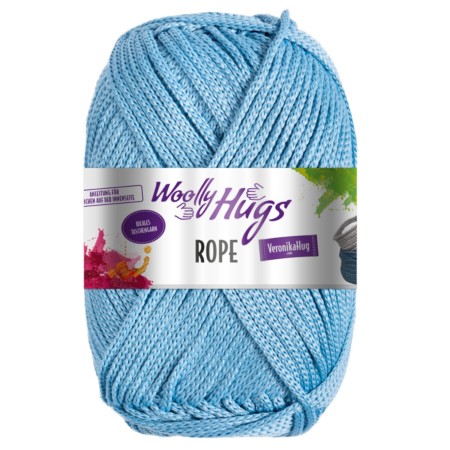 Woolly Hugs Woolly Hugs ROPE 200 g vielseitiges und ideales Taschengarn 140 m Häkelwolle, 140 m (vielseitiges und ideales Taschengarn), 200 g