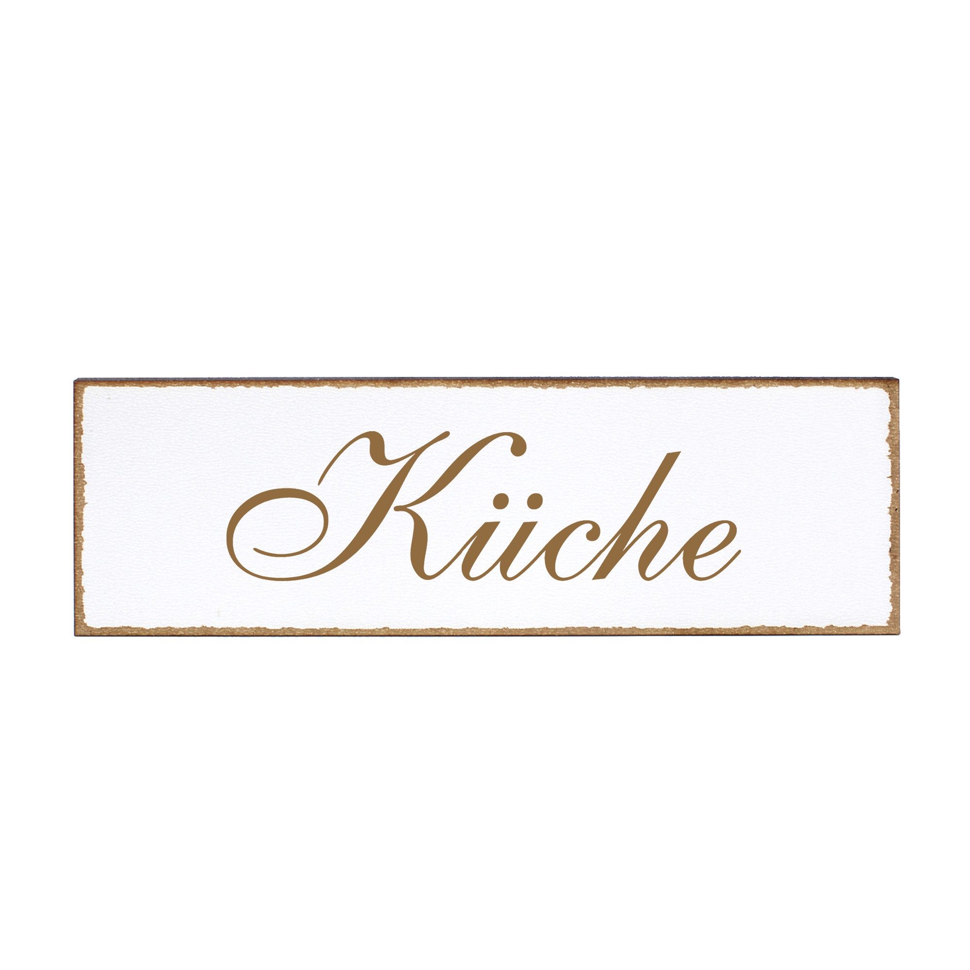Hinweisschild Türschild - Küche - Schild 150 x 50 mm - Schilder Türschilder
