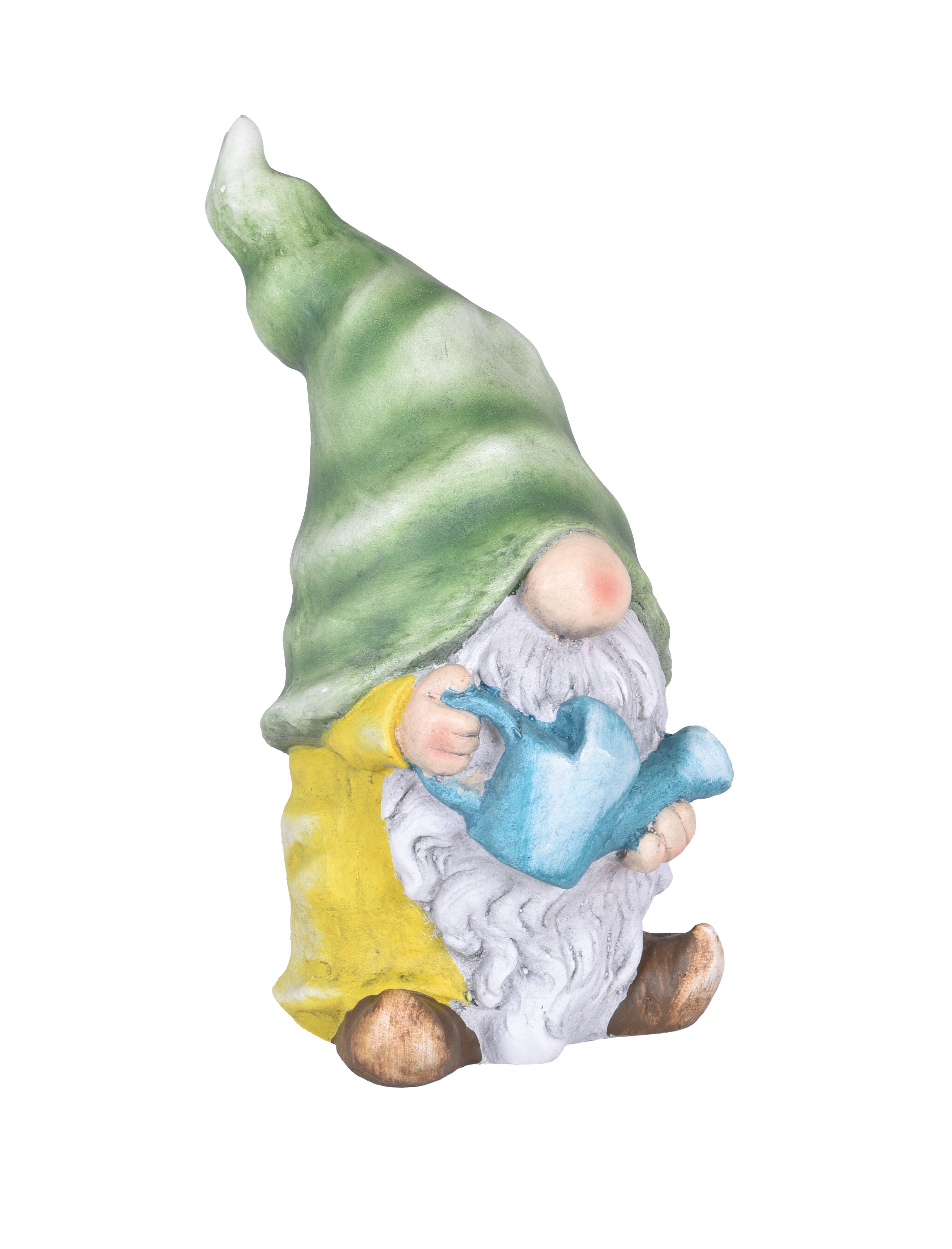 Garden Pleasure Gartenzwerg Gartenzwerg SVENNI mit Gießkanne, Kunstharz, Fiberglas