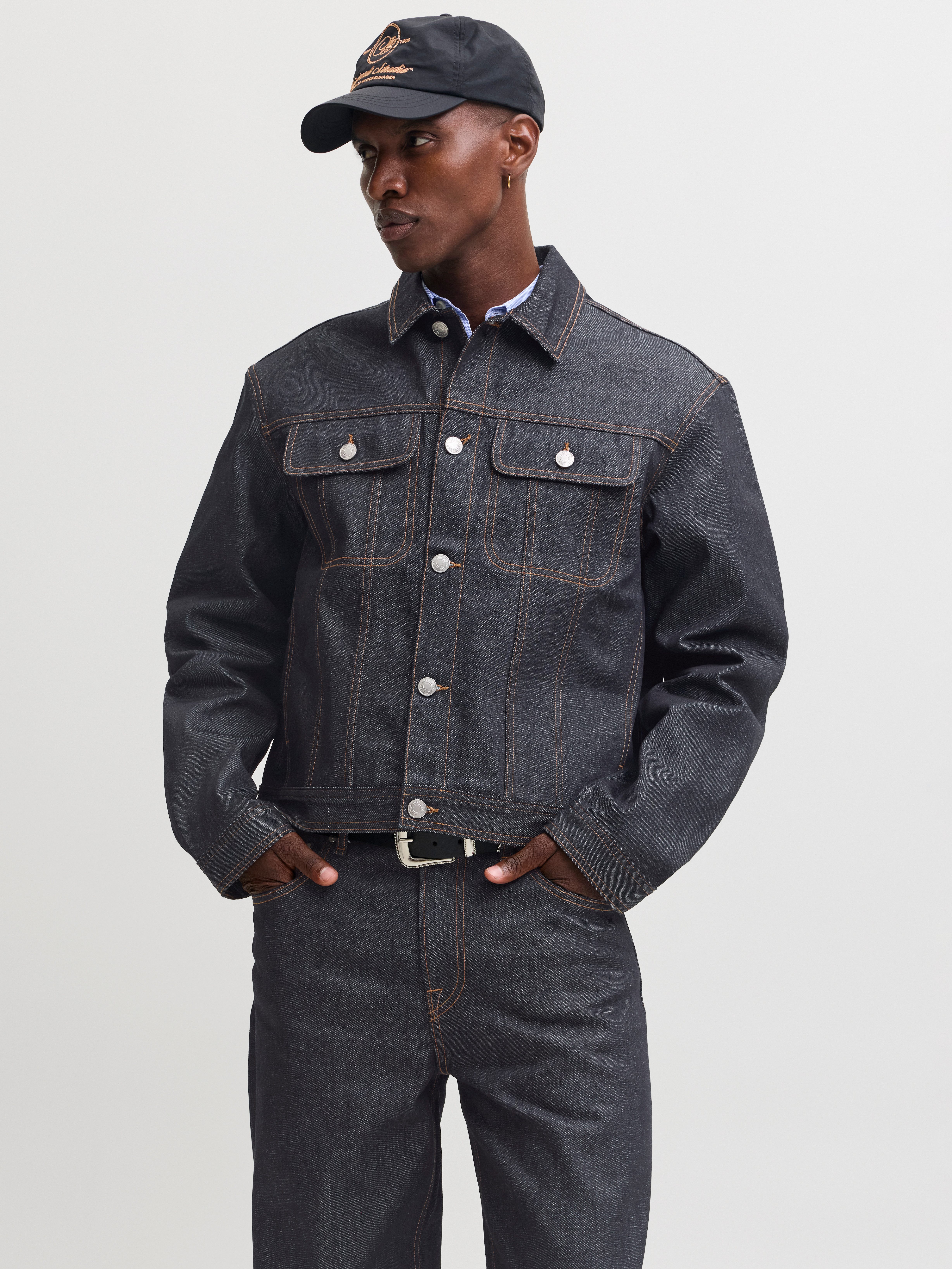 Jack & Jones Jeansjacke JJIRANGER JACKET AM 690 SN Baumwolle, Demin Style