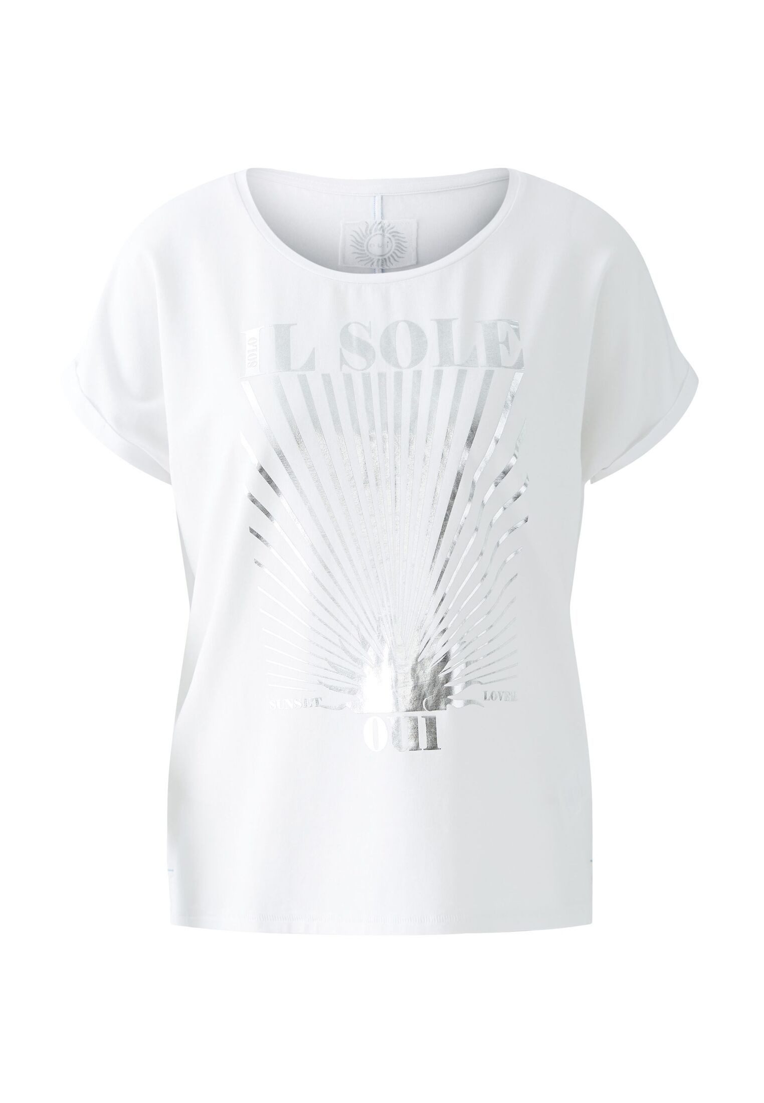 Oui T-Shirt T-Shirt Baumwoll- Modalmischung günstig online kaufen
