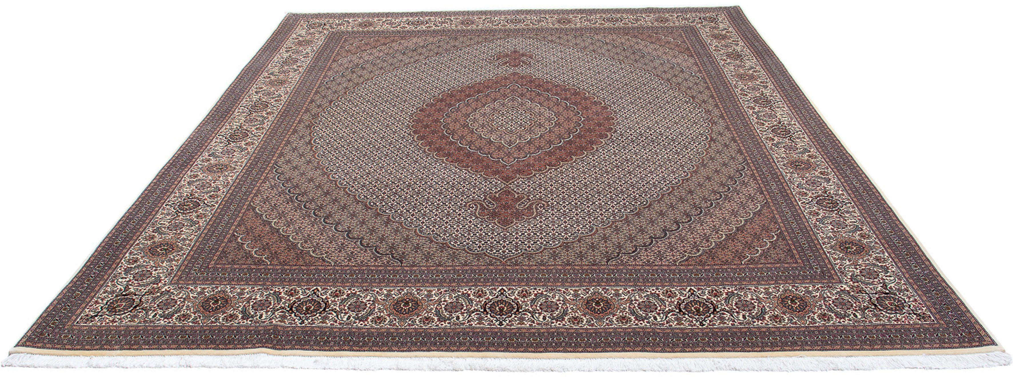 Orientteppich Perser - Täbriz - 300 x 250 cm - mehrfarbig, morgenland, rechteckig, Höhe: 10 mm, Wohnzimmer, Handgeknüpft, Einzelstück mit Zertifikat