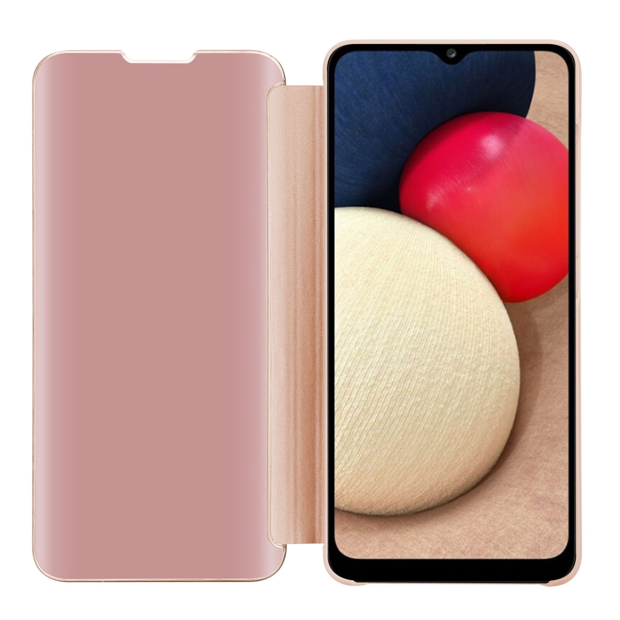 Cadorabo Handyhülle für Samsung Galaxy A02s Hülle Samsung Galaxy A02s, Klappbare Handy Schutzhülle - Hülle - mit Standfunktion und Kartenfach