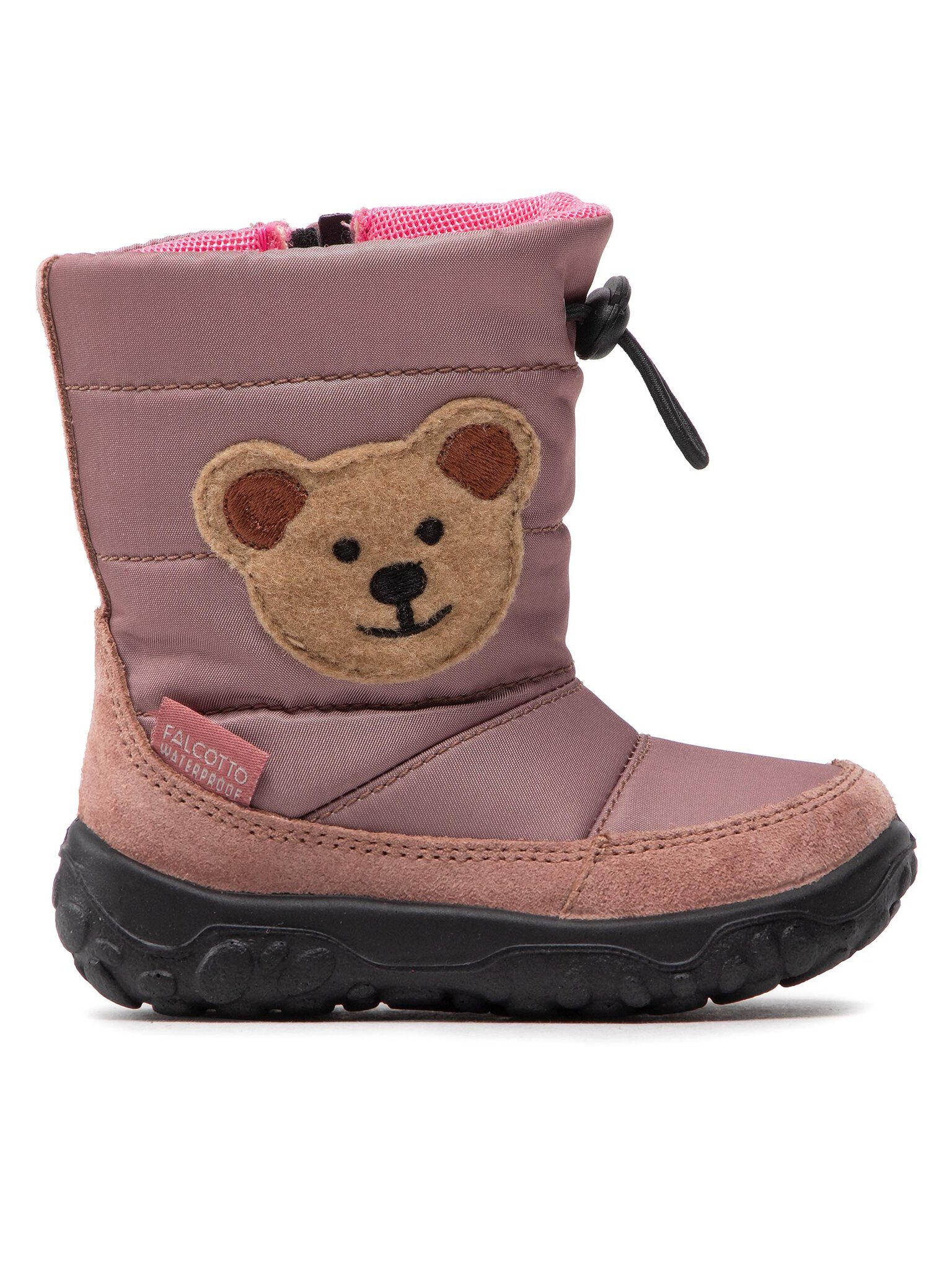 Naturino Schneeschuhe Falcotto by Naturino Poznurr 0013001427.01.0M01 Rose Schnürschuh