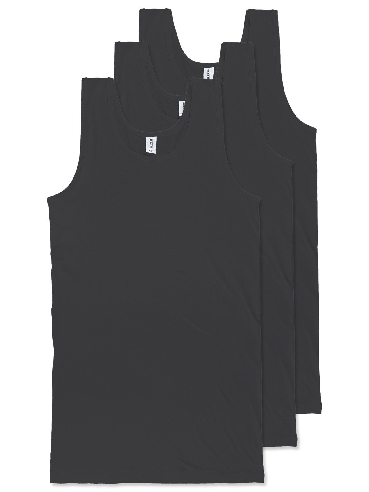 CiTO Achselhemd 3er Pack Herren Sportshirt günstig online kaufen