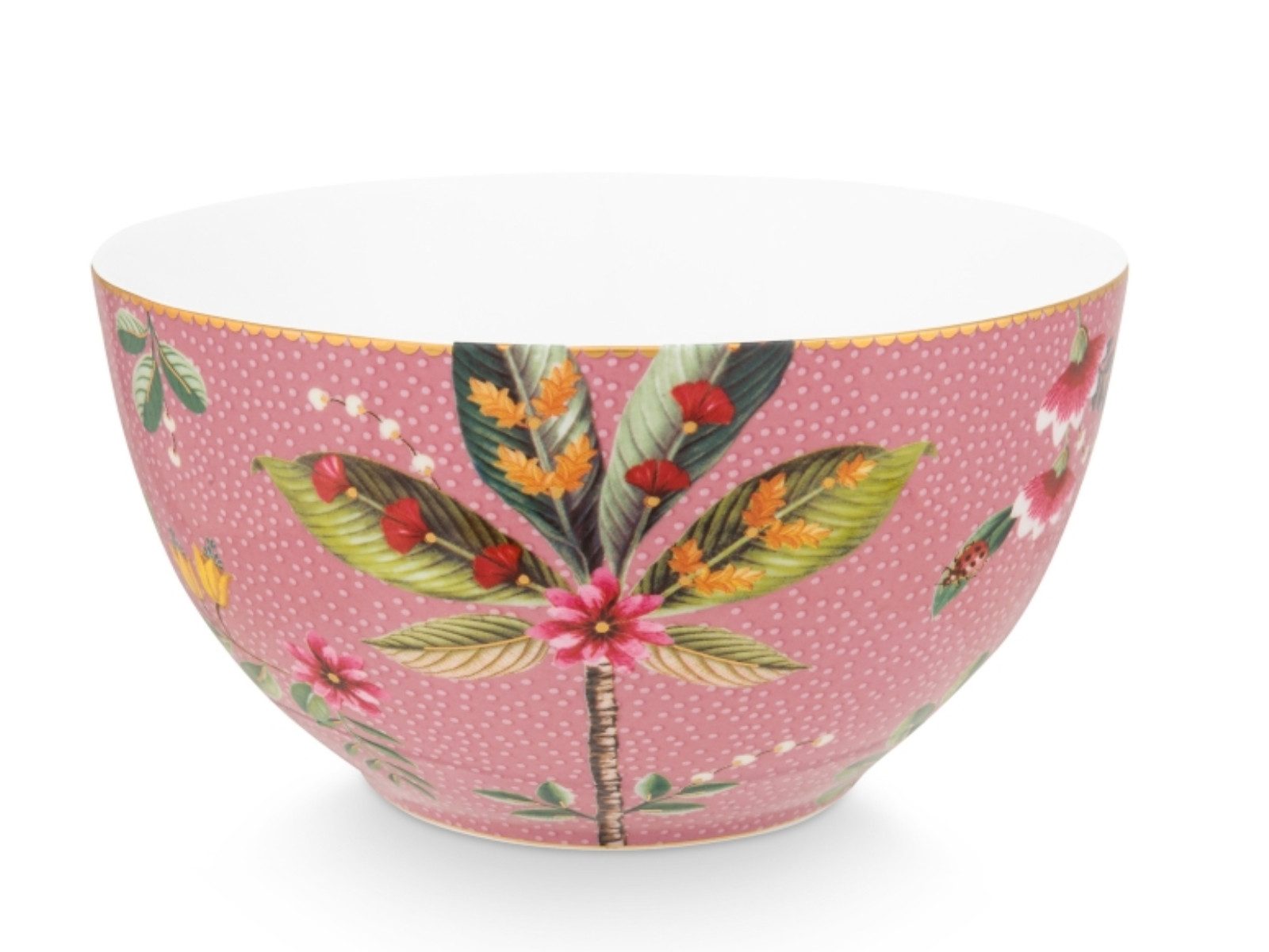 PiP Studio Schale La Majorelle Bowl pink 15 cm, Porzellan, (Schüsseln & Schalen)