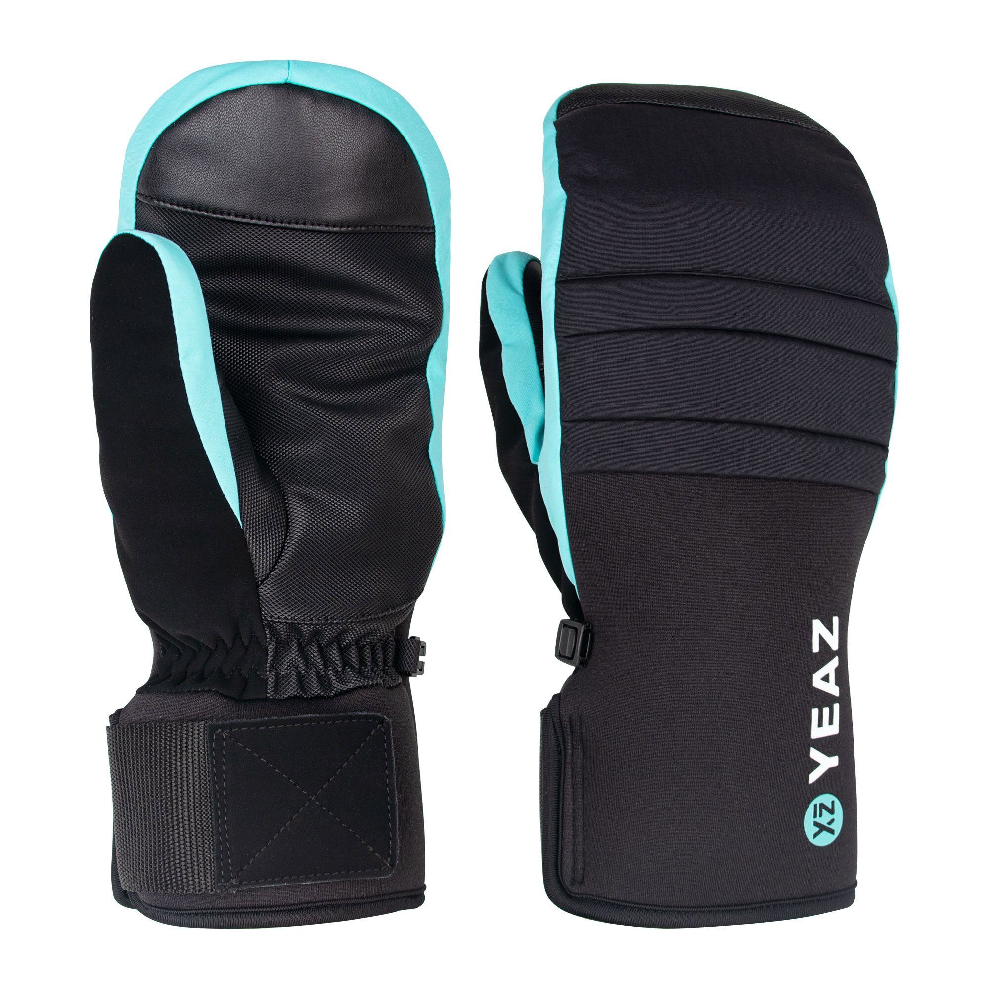 YEAZ Skihandschuhe POW Fausthandschuhe (2-St) Touch-Funktion & Wrist-Band