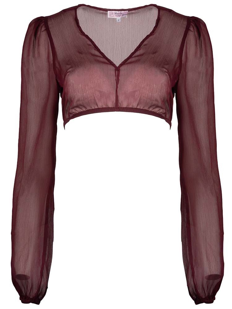 MarJo Dirndlbluse Dirndlbluse Salching bordeaux günstig online kaufen
