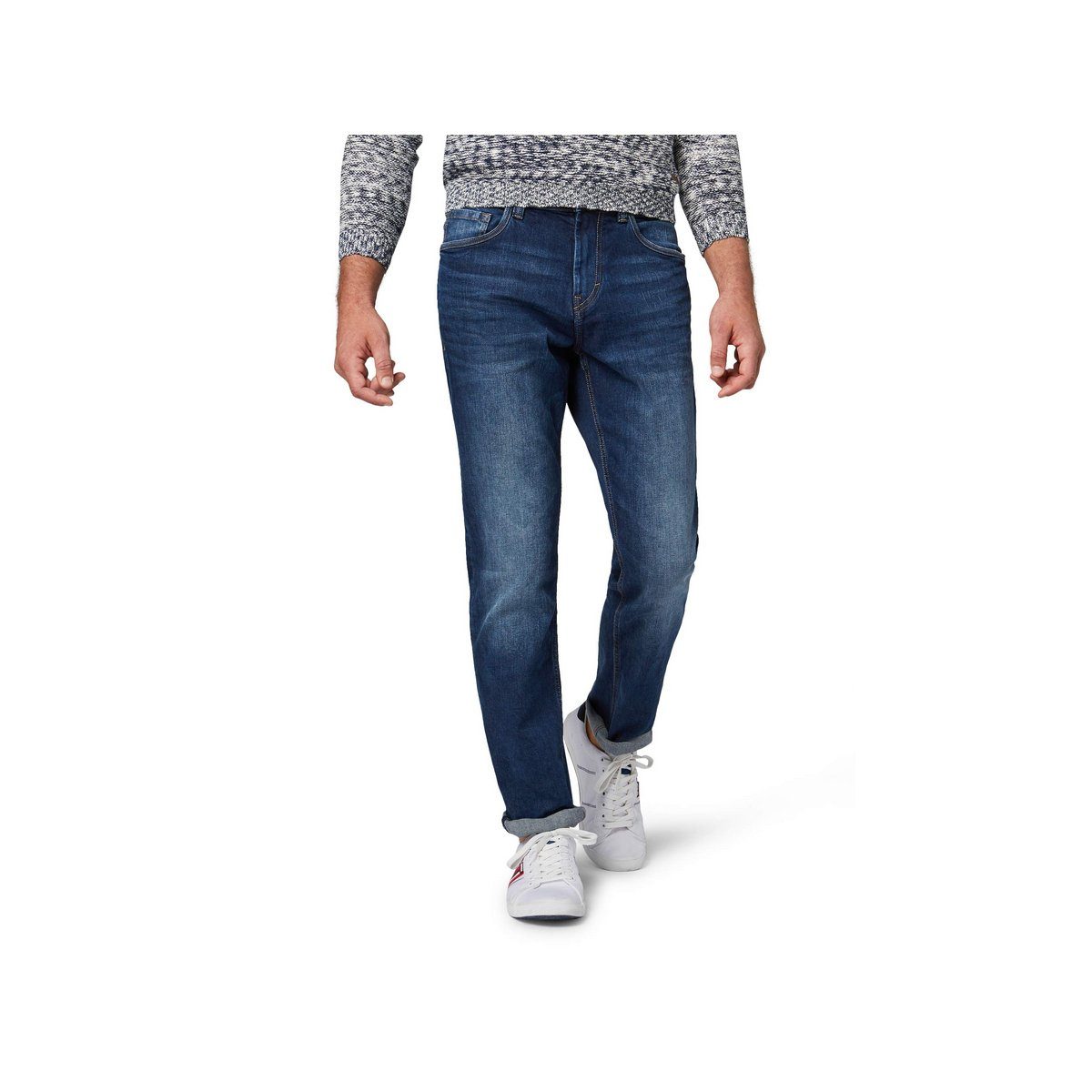 Sonderangebotswoche TOM TAILOR Straight-Jeans blau (1-tlg) regular