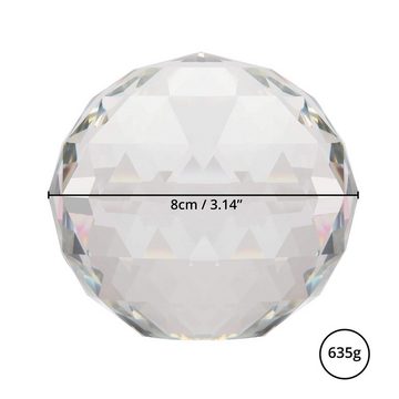 Belle Vous Dekoobjekt Feng Shui Kristallkugel 8 cm - Prisma aus Kristallglas, Kristallglas Kugel Feng Shui 8 cm Prisma