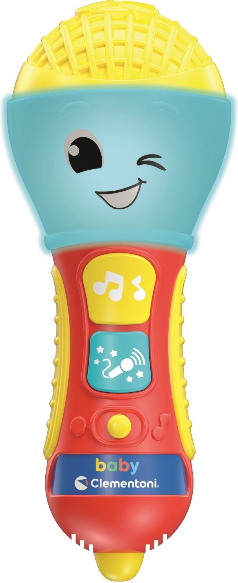Clementoni® Spielzeug-Musikinstrument BABY Interaktives Mikrofon