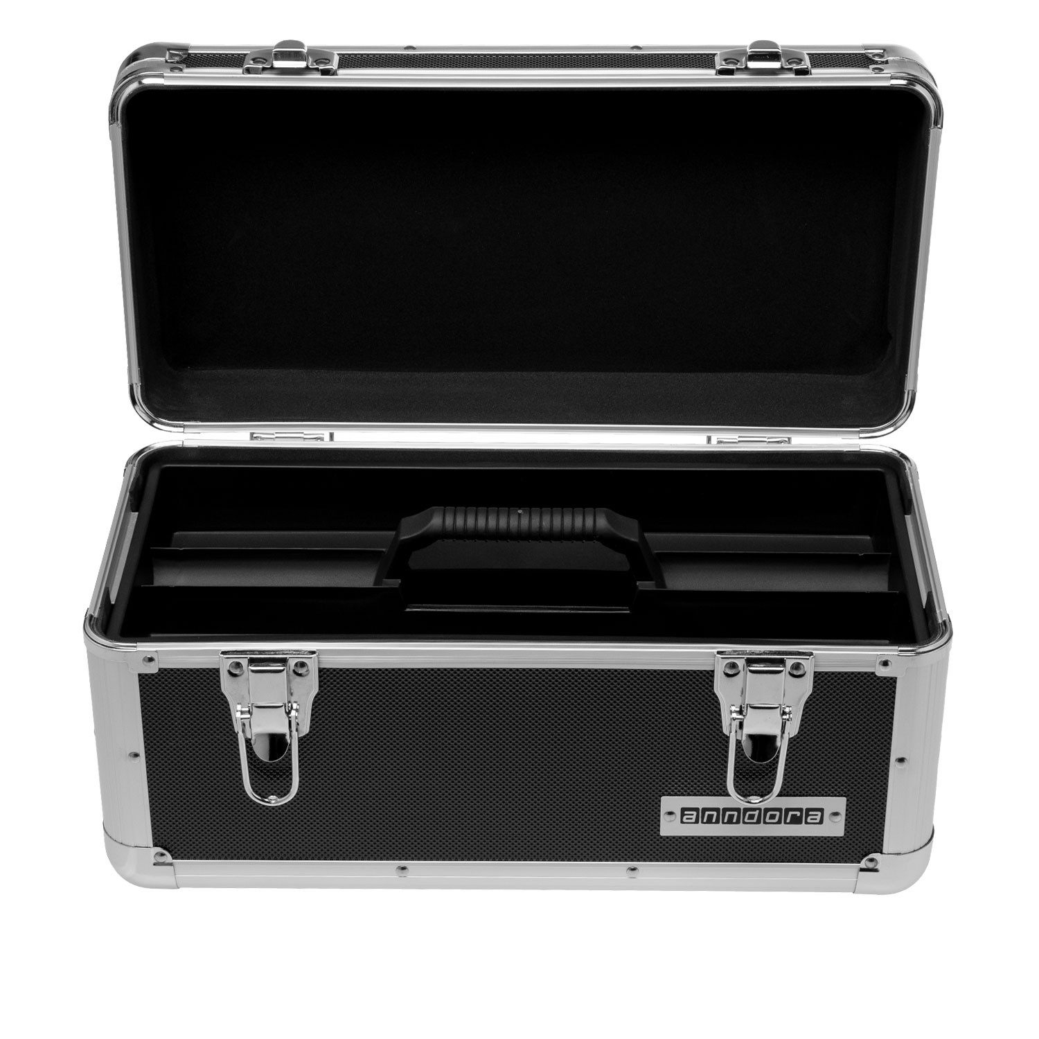 anndora Werkzeugkoffer 13 Liter Transportbox Werkzeugkasten, herausnehmbare Fächerschale - 2 Schnappschlösser - 1,6 Kg leicht