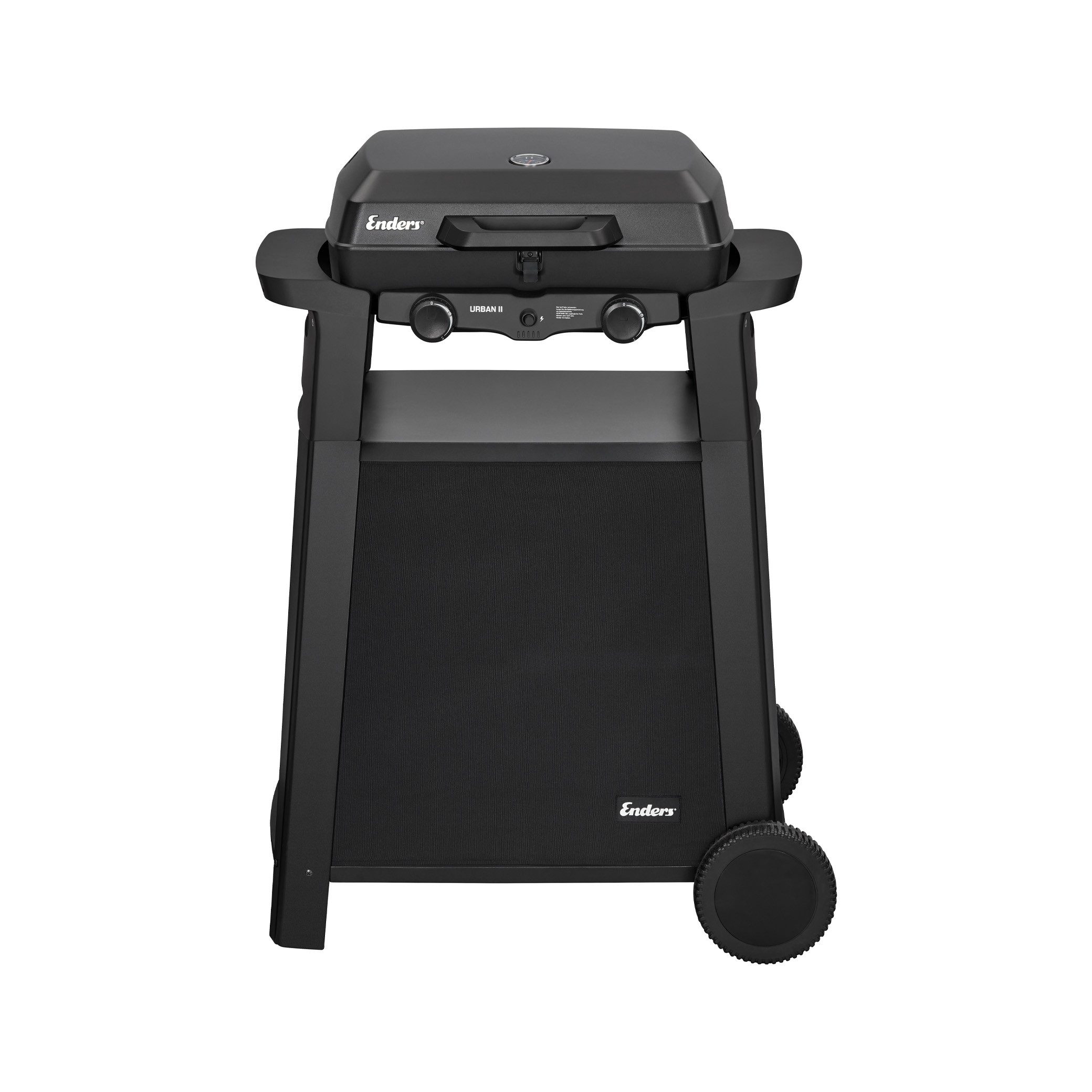 Enders® Gasgrill Urban Trolley Gas Grill - Gasgrill 2 Brenner, mobil mit Grillwagen