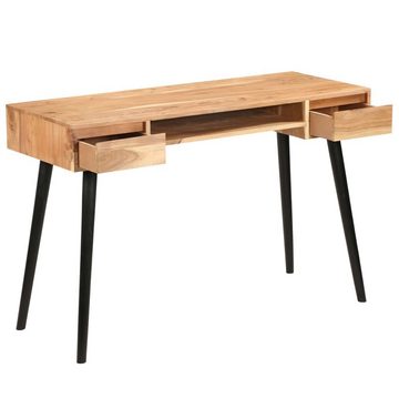 vidaXL Schreibtisch Schreibtisch Akazienholz Massiv 118 x 45 x 76 cm