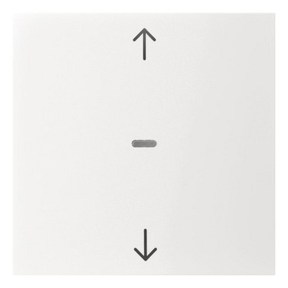 Berker Schalter, Abdeckung polarweiß Pfeile Lichtauslass Symbol Pfeile