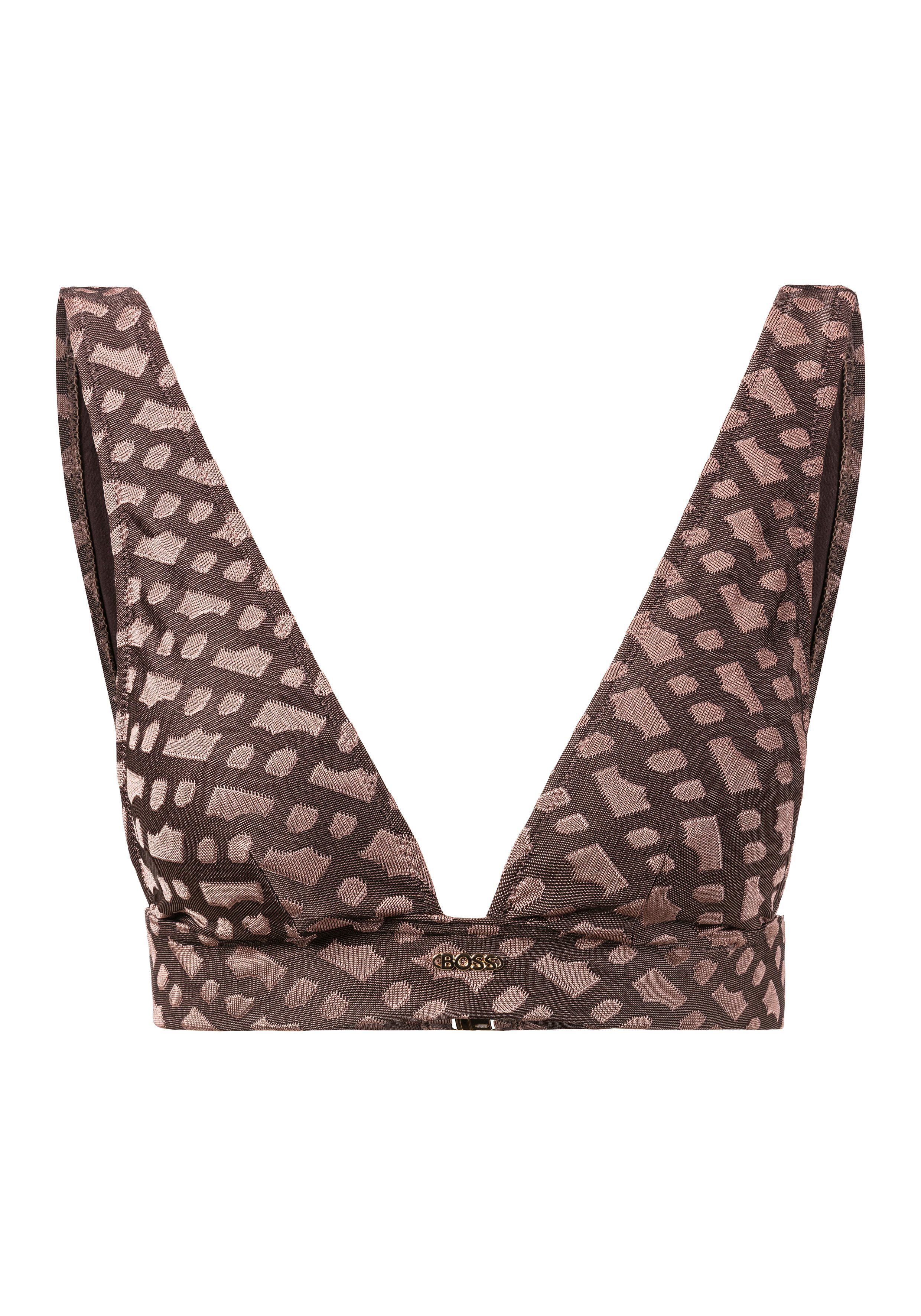 BOSS Bandeau-Bikini-Top BEATRIX BRALETTE, mit tiefem Ausschnitt