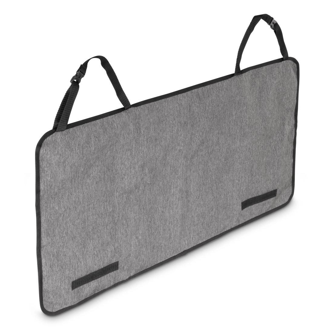 Hama Aufbewahrungstasche Auto Kofferraum Organizer für Rückwand groß, Schwarz Grau, 6 Fächer