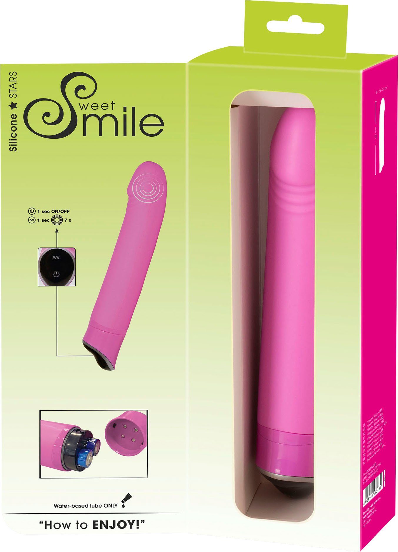 Sweet Smile Vibrator Smile pink
