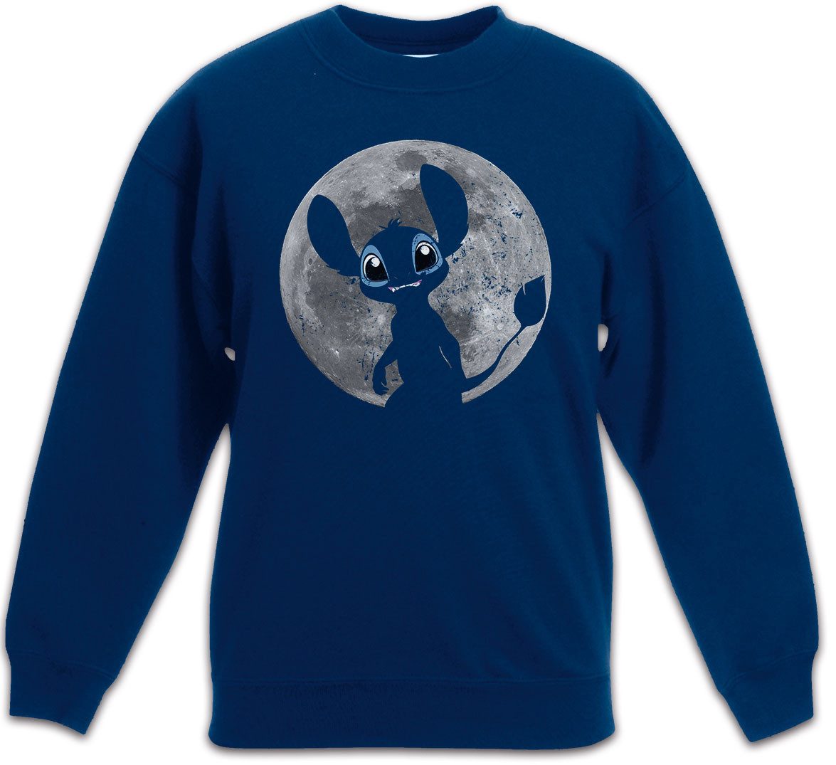 Sweatshirt 626 Moon Kinderpullover Mond Lilo Pelekai Nani Stitch Sci-Fi Kult