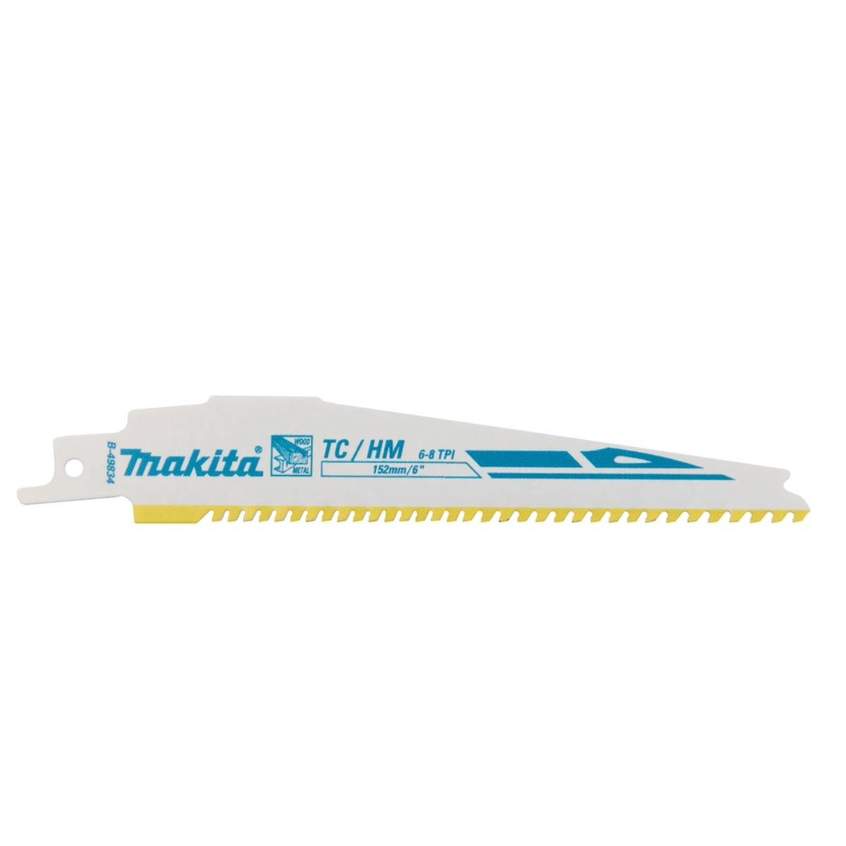 Akku-Multifunktionswerkzeug Makita Reciprosägeblatt für Metall 152 mm • 8 • HM • 1 Stk.