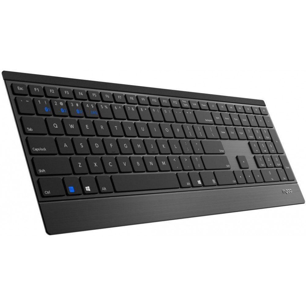 Rapoo rapoo 9500M kabelloses Tastatur-Set schwarz - Tastatur. Tastatur (Nachhaltige Produktion)