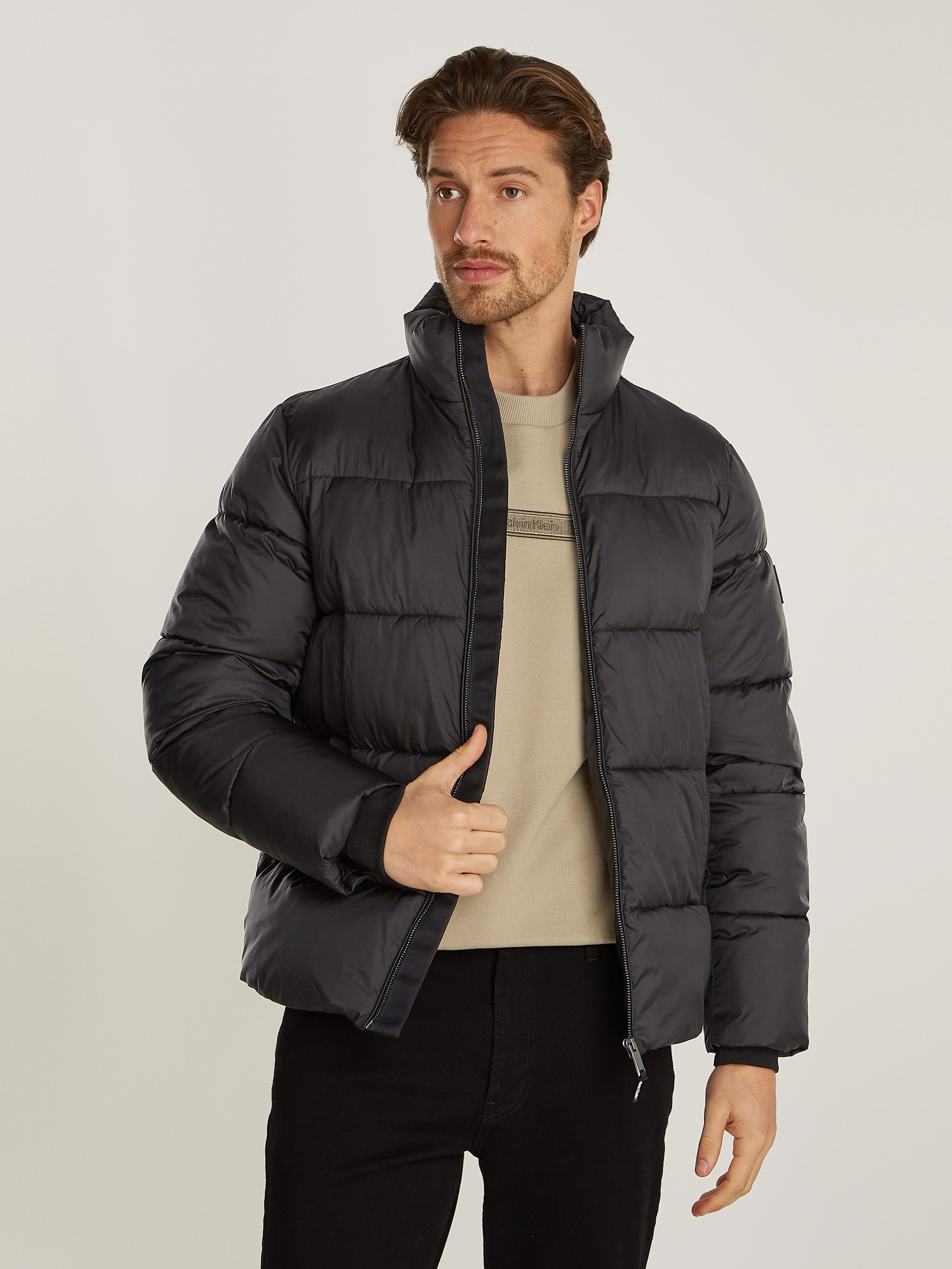 Calvin Klein Outdoorjacke QUILT PUFFER MW mit Logopatch